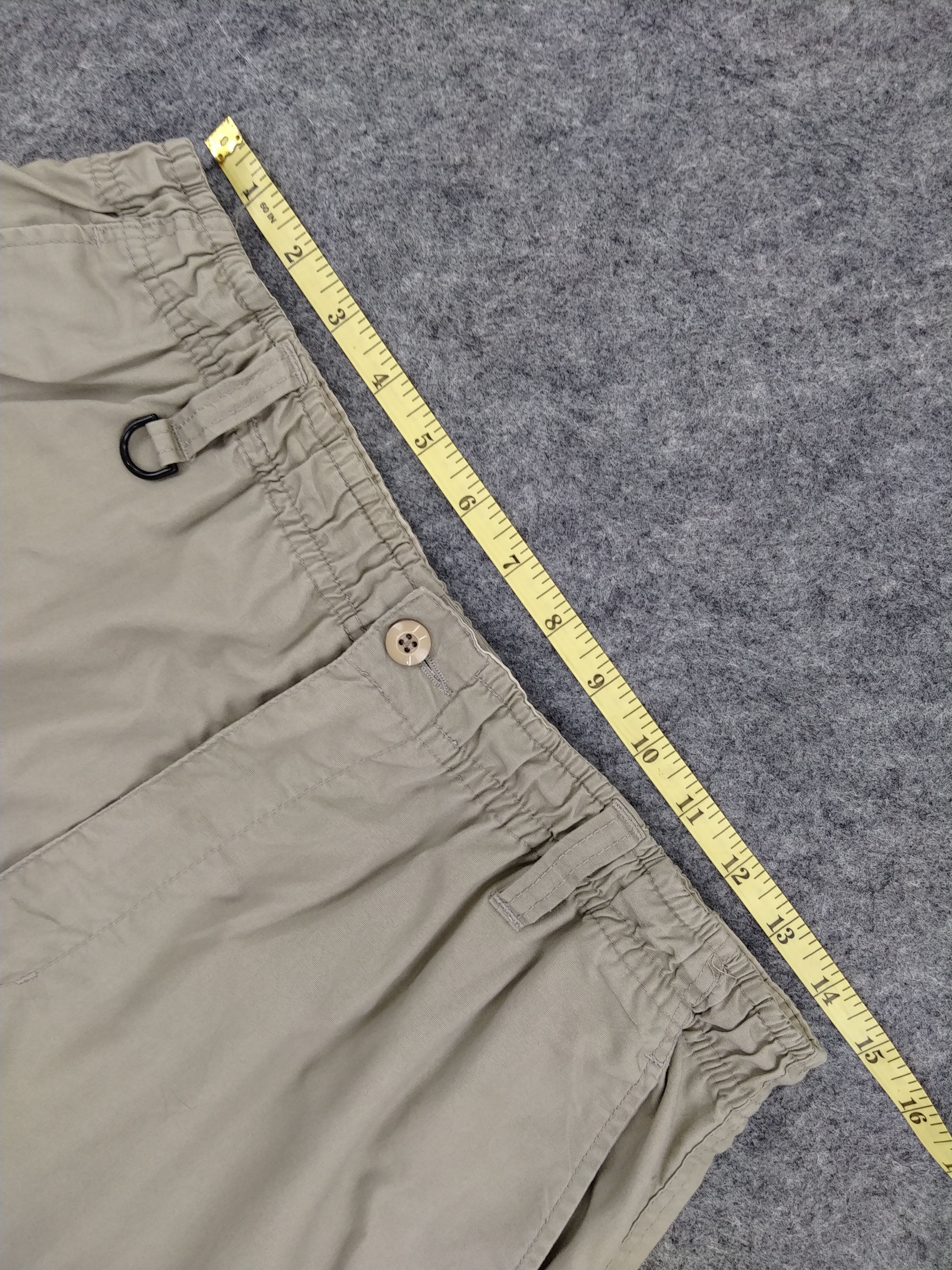 Japanese Brand Elastic/Drawstring Waist Japanese Brand Cargo 29x26 -CP061 Size US 29 - 6 Thumbnail