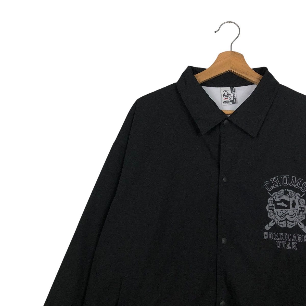 🔥VINTAGE LIGHT JACKET CHUMS BIG LOGO ISSEY MIYAKE