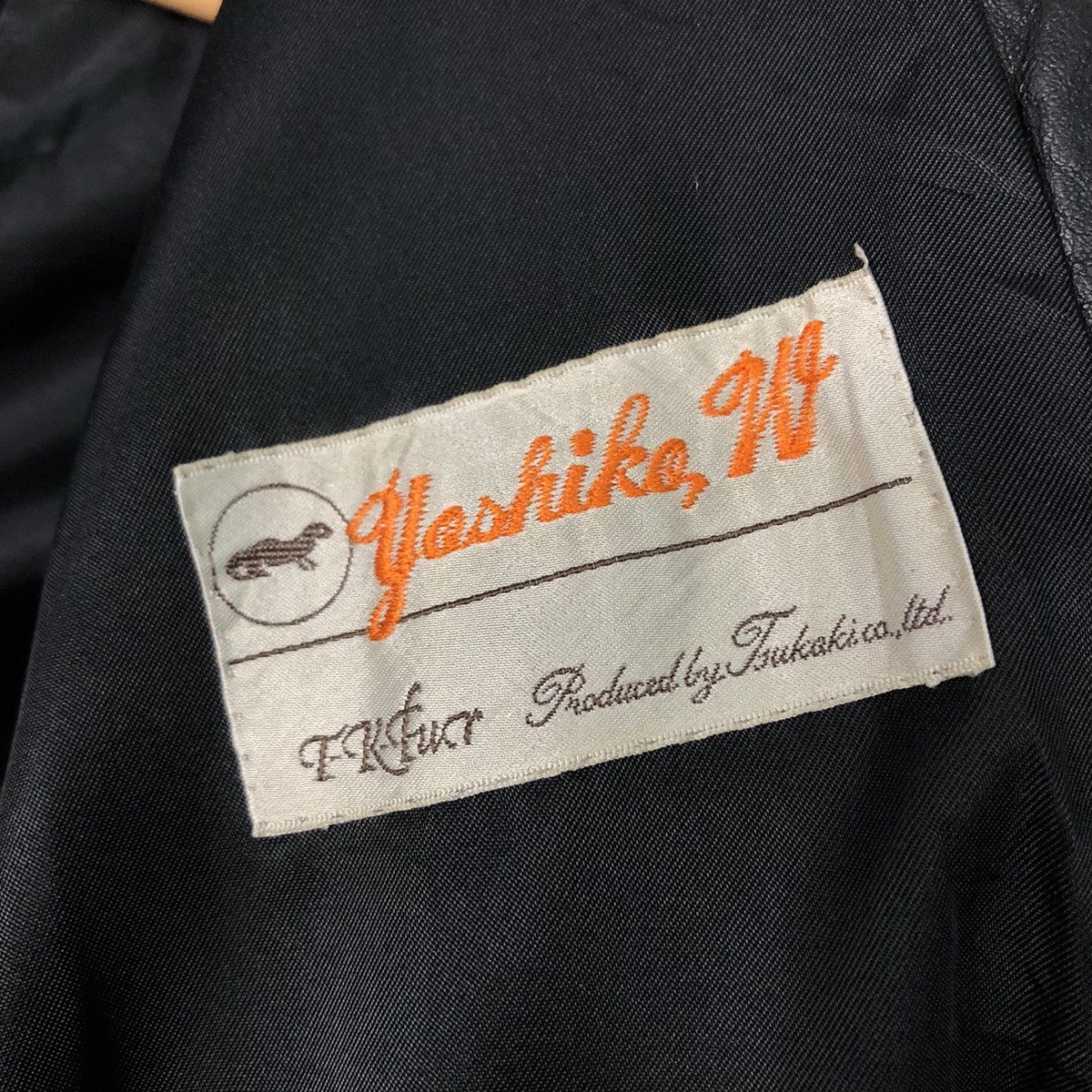 Genuine Leather 📌Rich Black Vtg Biker Leather Jacket Fromage Issey Miyake Size US M / EU 48-50 / 2 - 19 Thumbnail