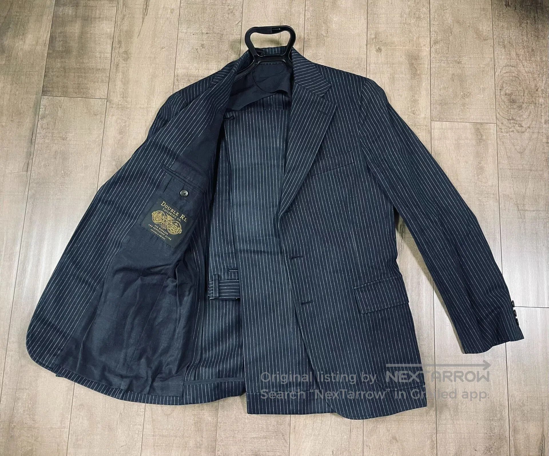 RRL Ralph Lauren Double RL Ralph Lauren Striped Suit. Size US XS / EU 42 / 0 - 1 Thumbnail