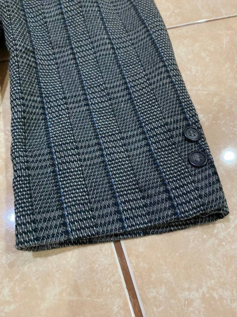Japanese Brand × Vintage Vintage Blue Hills Checker Blazer Size US M / EU 48-50 / 2 - 4 Thumbnail