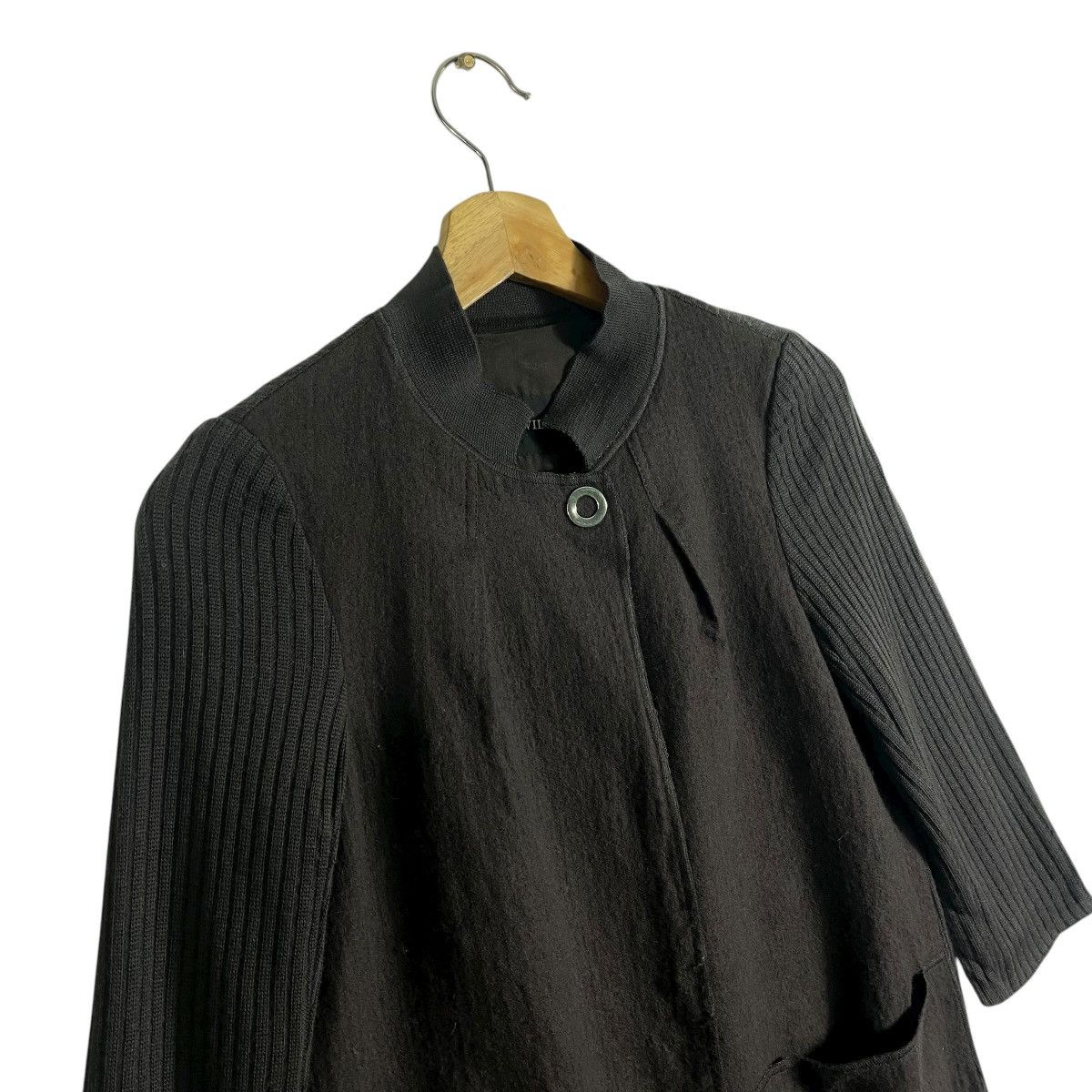 Other Cividini Italy Wool/Knit Button Jacket Size 40 Dark Brown Size S / US 4 / IT 40 - 5 Thumbnail