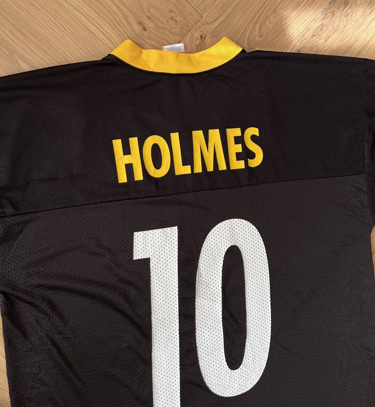 Reebok Pittsburgh Steelers #10 Santonio Holmes Reebok NFL Jersey L Size US L / EU 52-54 / 3 - 10 Thumbnail