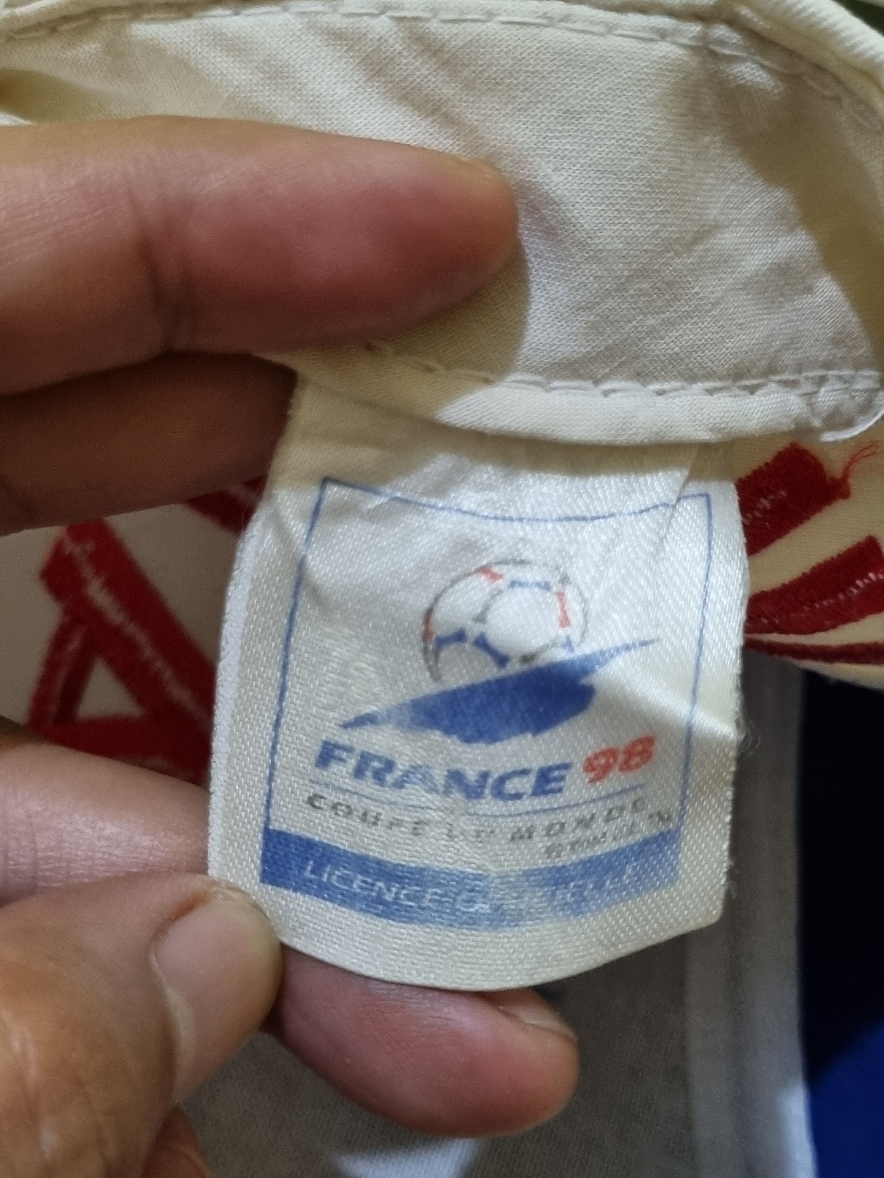Vintage France World cup 98 hat Size ONE SIZE - 7 Thumbnail