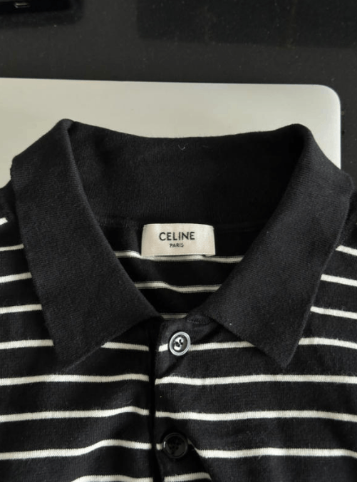 Celine Celine Men's short sleeve Polo Size US L / EU 52-54 / 3 - 3 Thumbnail