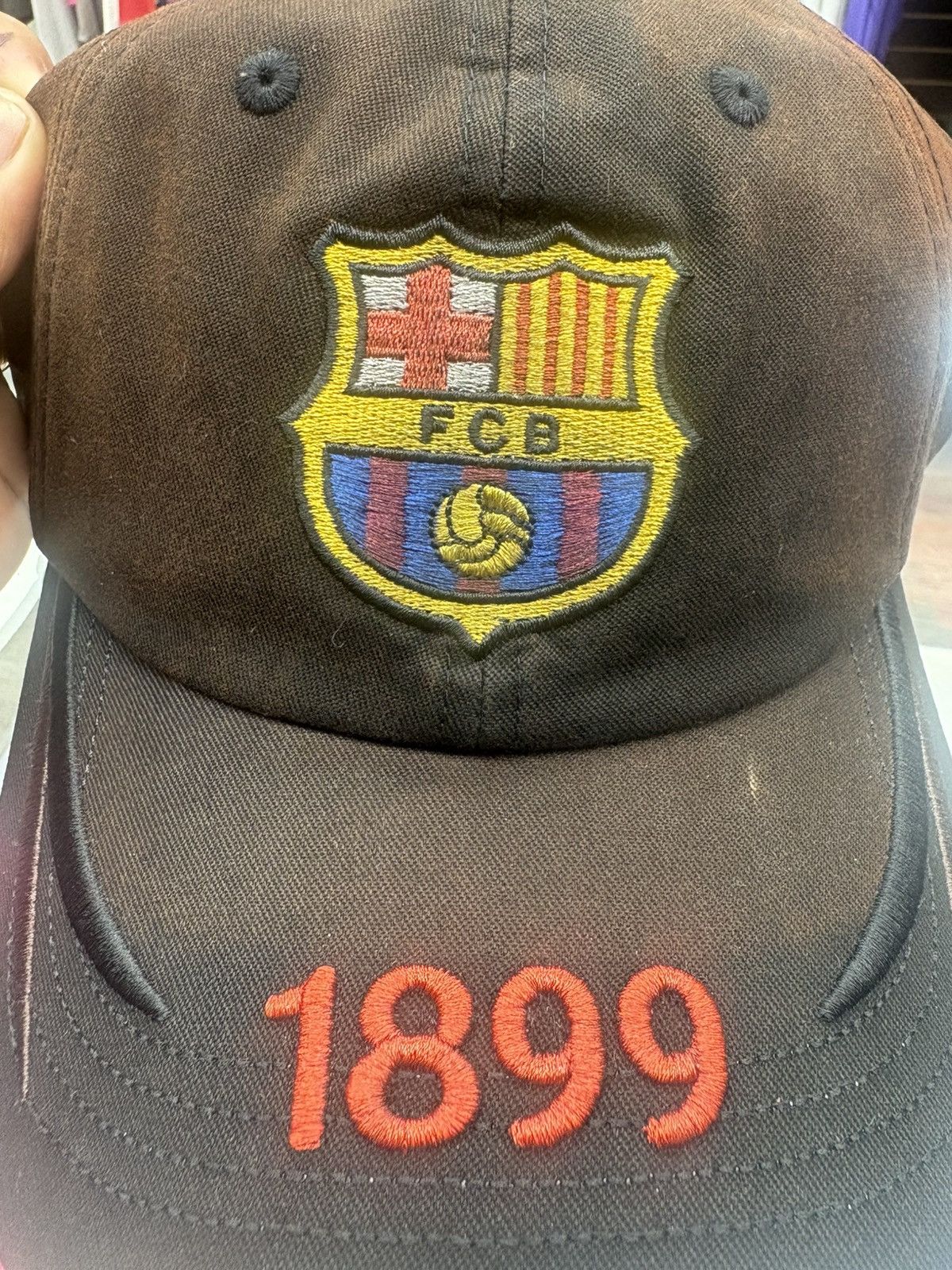 Travis Scott Travis Scott x FC Barcelona 1899 Distressed Hat