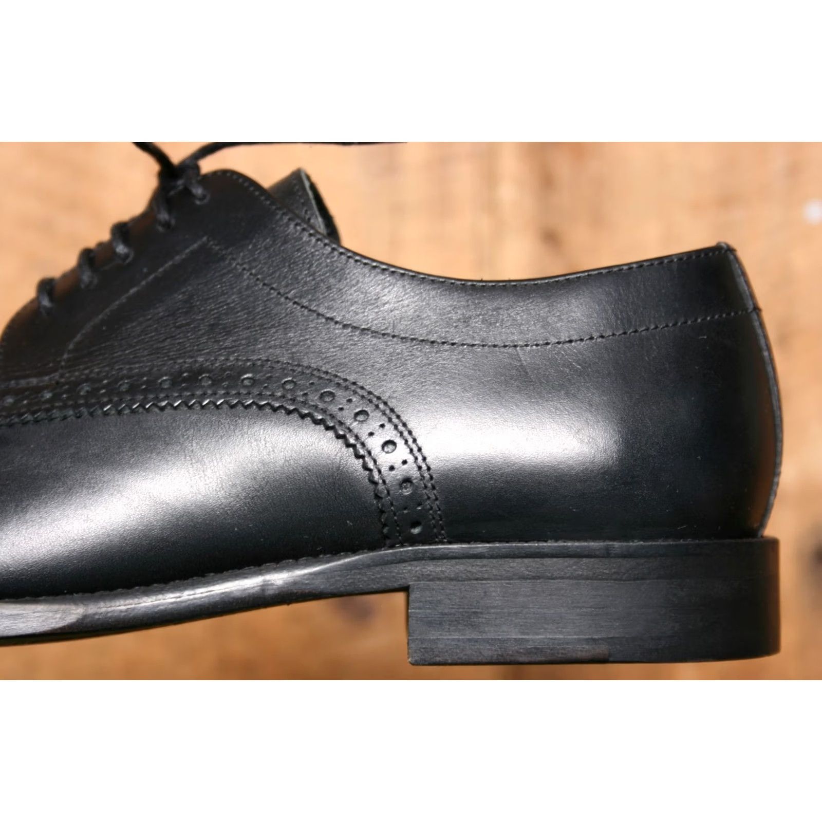 The Kooples VINTAGE The Kooples Black Leather Derby Shoes Cap Toe Mens 7-7.5 40 Leather Derby Shoes Men Black 40US 7-7.5 US 7-7.5 Mens Shoes Derby Cap Toe Size ONE SIZE - 7 Thumbnail