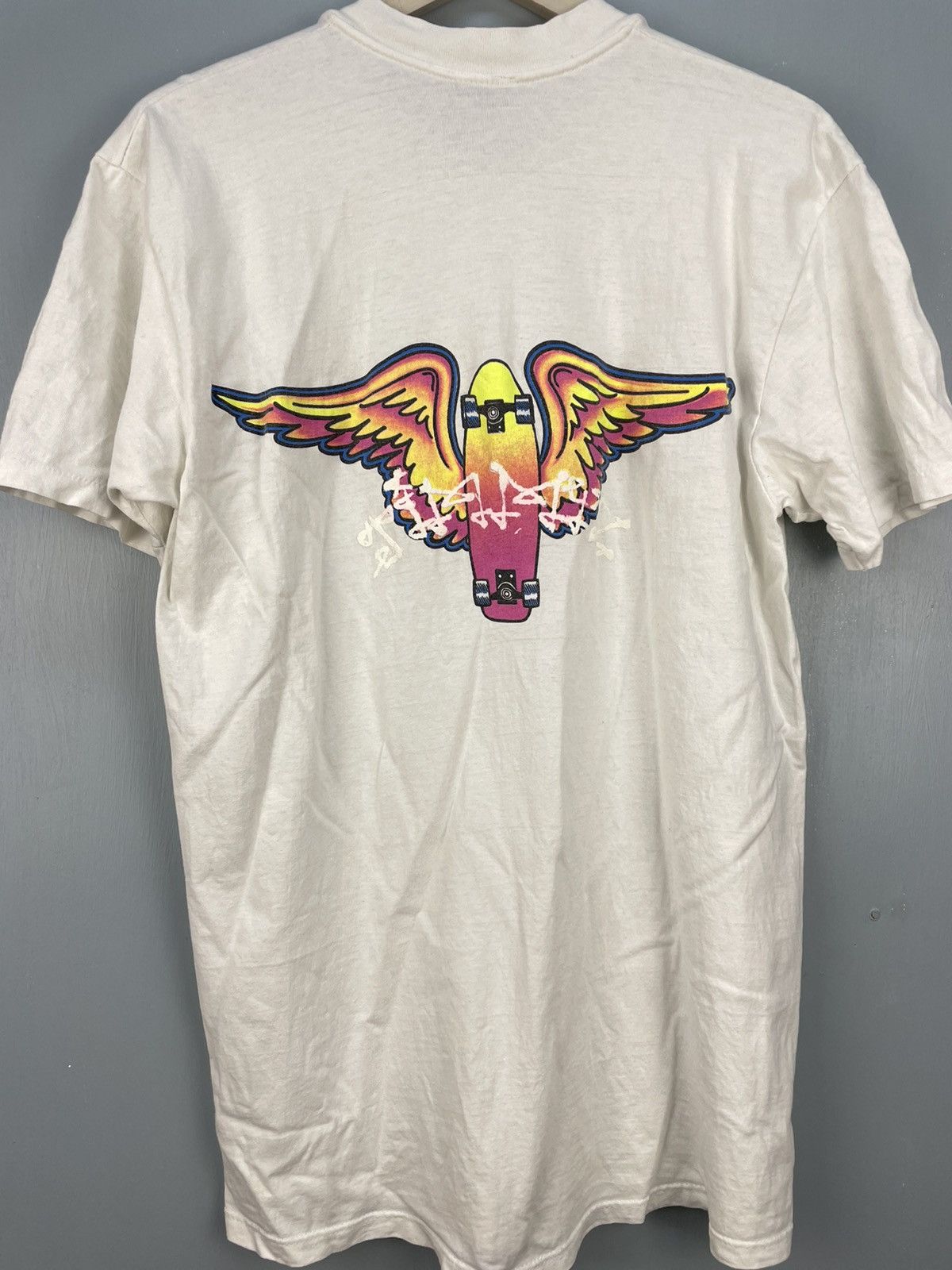 Vintage Vintage 80s Jimmy’Z Skateboard oldskate t shirt Size US S / EU 44-46 / 1 - 1 Thumbnail