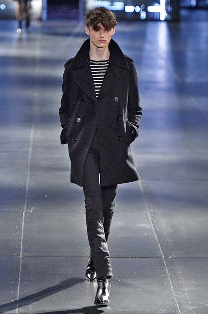 Saint Laurent Paris Saint Laurent Caban Tube Pea Coat 2016! by Hedi Slimane Size US M / EU 48-50 / 2 - 12 Thumbnail