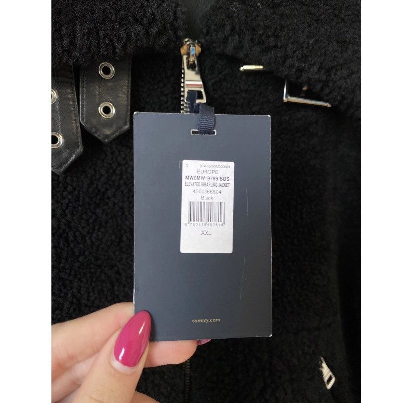 Tommy Hilfiger Tommy Hilfiger Shearling Leather Black Jacket, Size: XXL Size US XXL / EU 58 / 5 - 9 Thumbnail