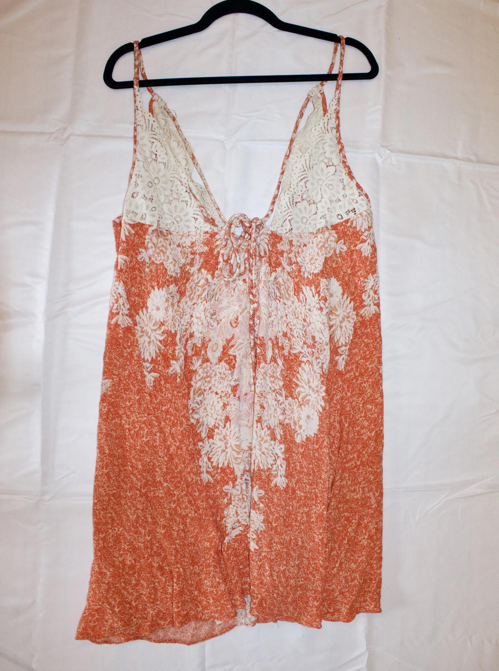 Free People Intimately Free People Bohemian Floral Maxi Dress SZ Med Size ONE SIZE - 3 Thumbnail
