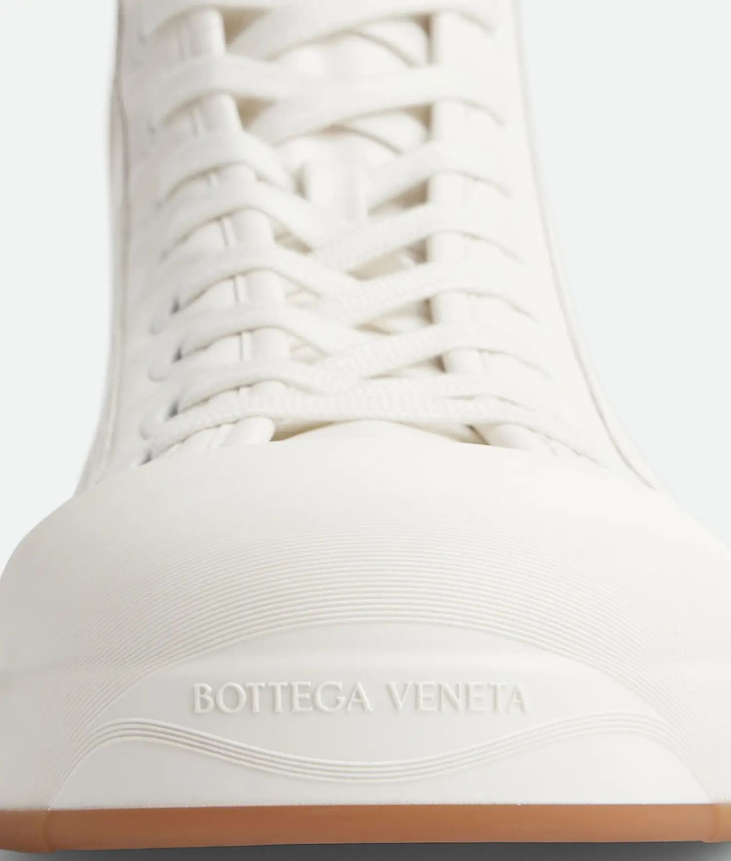 Bottega Veneta o1bcso1str0425 Vulcan Hi-Top Sneakers in White Size US 6 / EU 39 - 6 Thumbnail