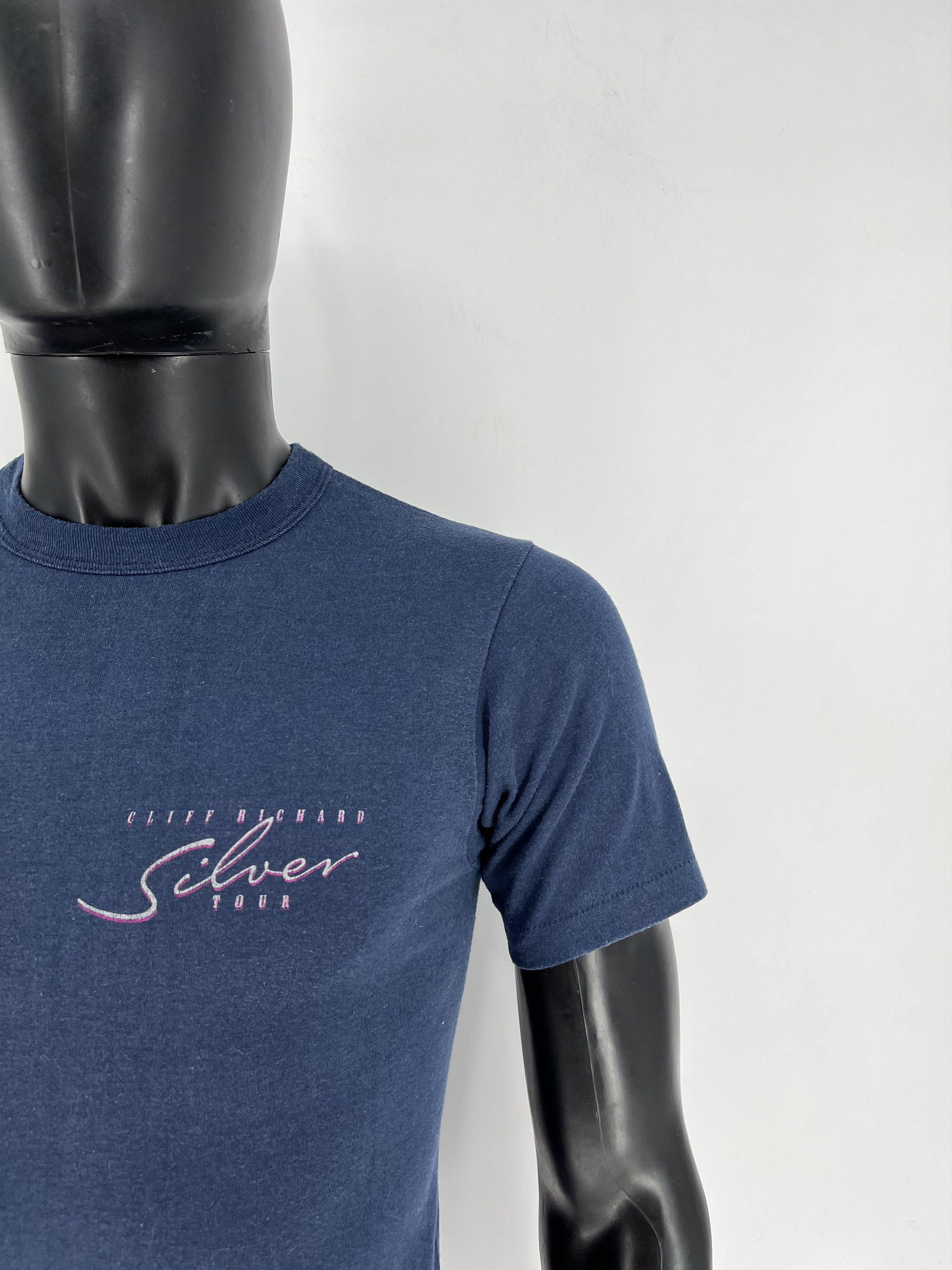 Band Tees 1988 Cliff Richard British Tour Concert Promo T-Shirt Size US XS / EU 42 / 0 - 6 Thumbnail