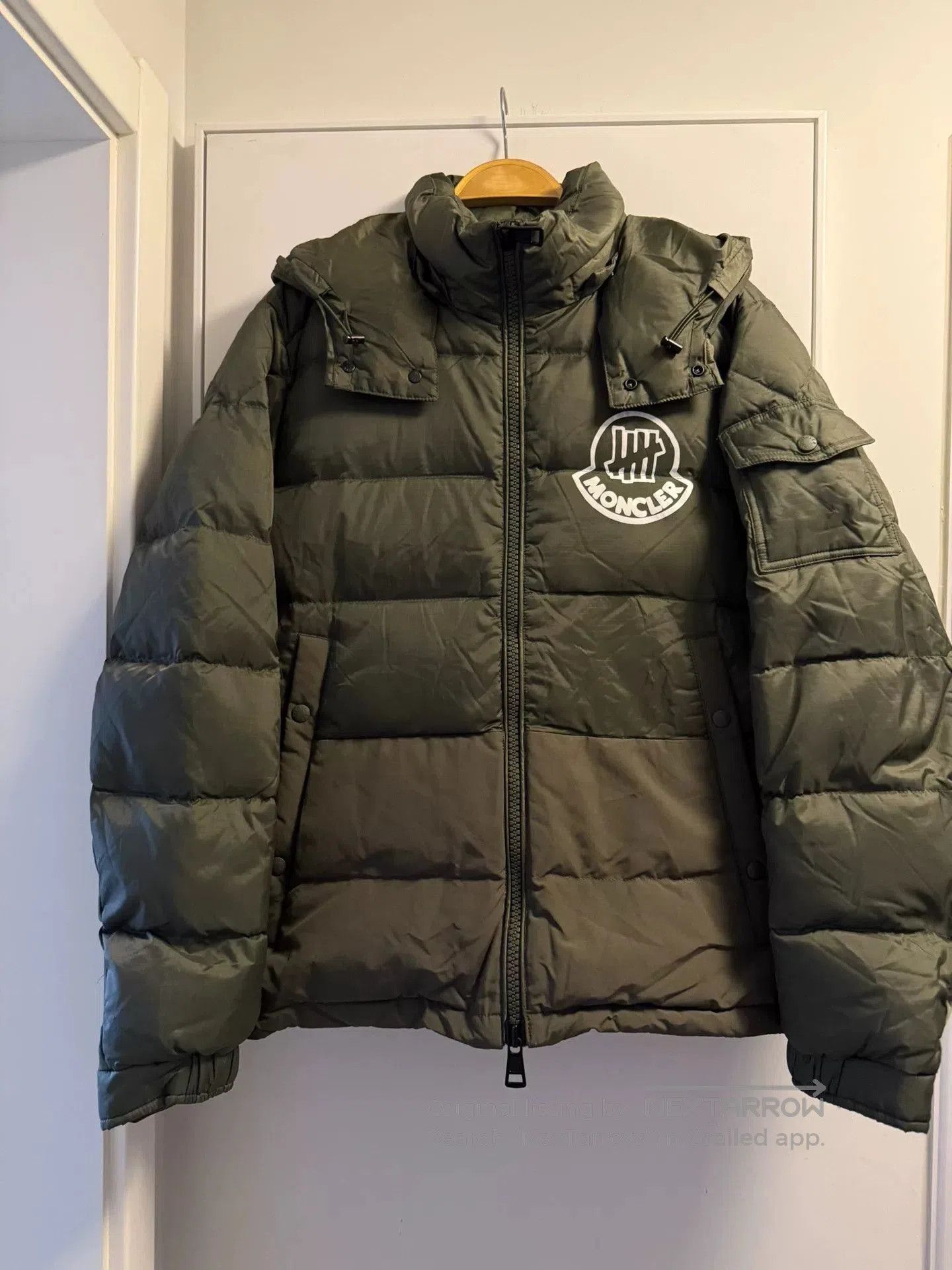 Moncler Moncler Green Hooded Puffer Jacket. Size US M / EU 48-50 / 2 - 5 Thumbnail
