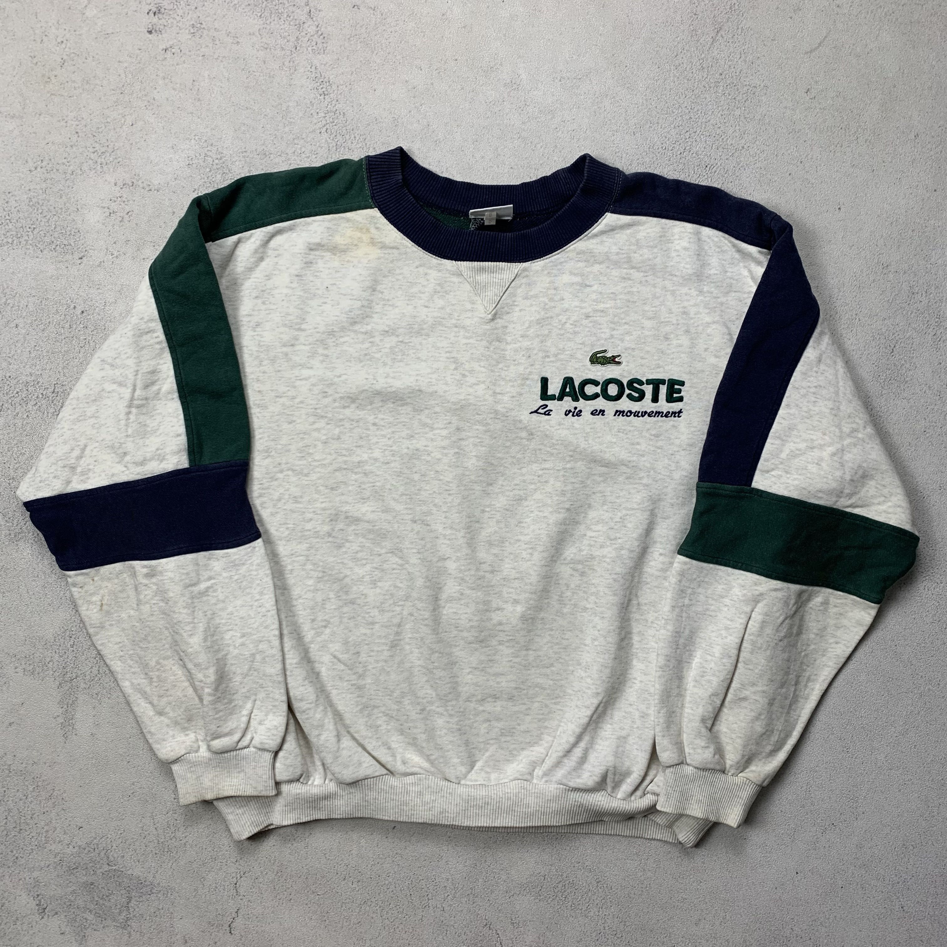 Lacoste Vintage 90s Lacoste Boxy Fit Oversized Sweatshirt Crewneck Size US M / EU 48-50 / 2 - 1 Thumbnail