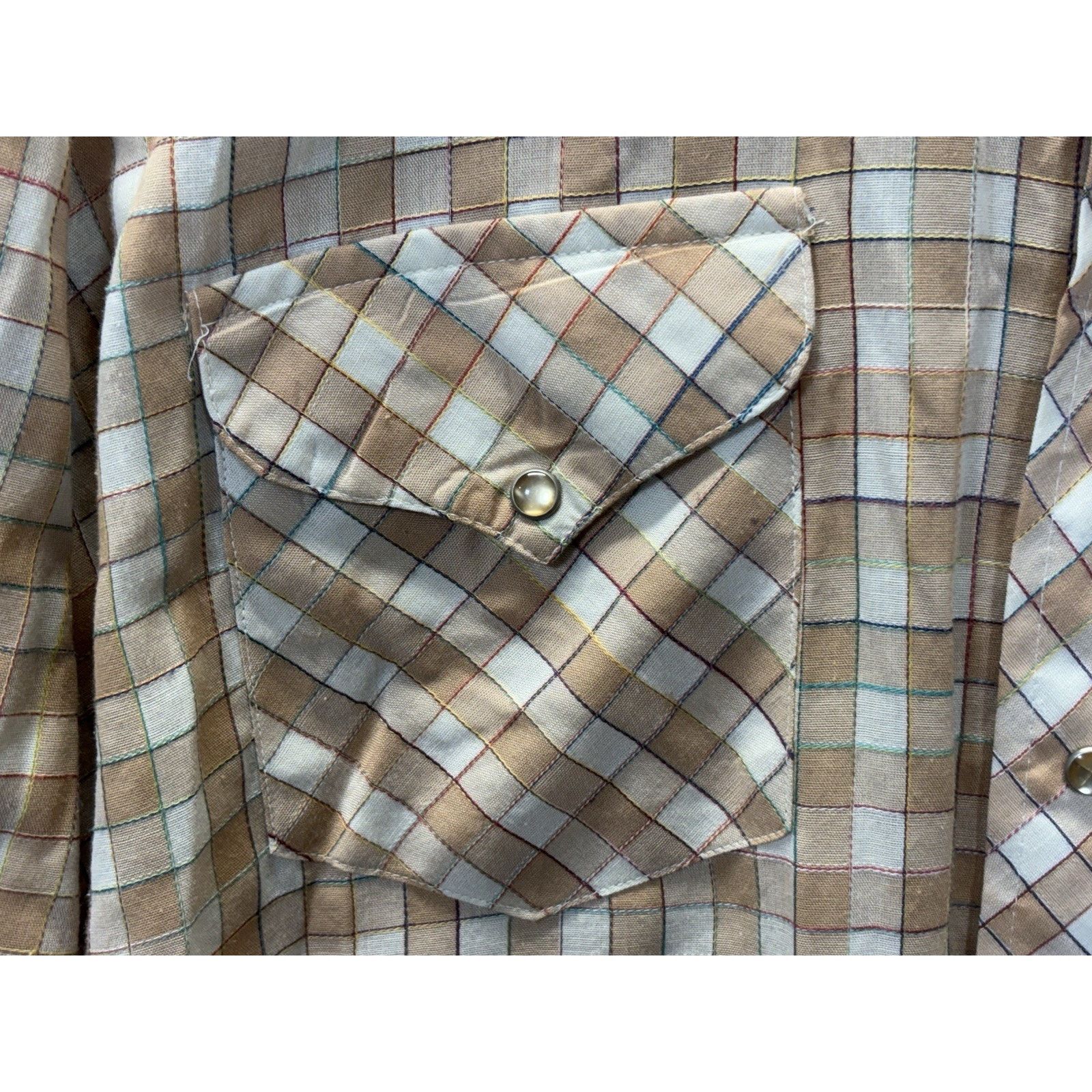 The Unbranded Brand Vintage Montgomery Ward Western Pearl Snap Shirt Men’s 16.5 Size US L / EU 52-54 / 3 - 16 Thumbnail