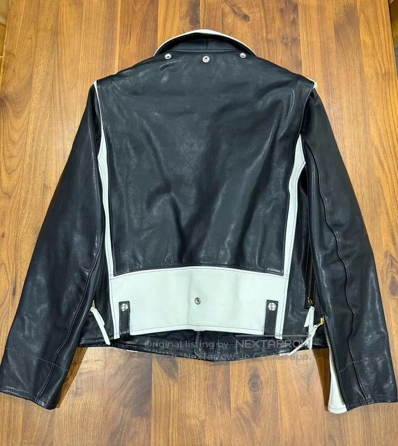 Buco Buco Limited black and white patchwork leather jacket Size US M / EU 48-50 / 2 - 4 Thumbnail