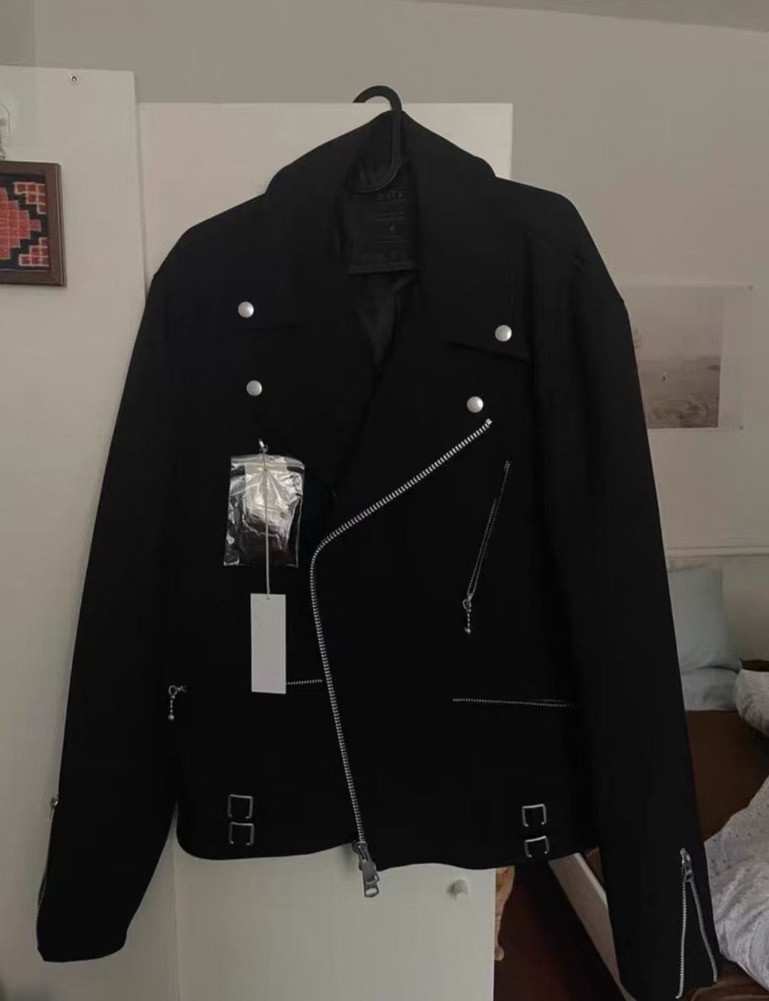 Yohji Yamamoto Yohji Yamamoto SYTE Black Biker Jacket - dmc Size US L / EU 52-54 / 3 - 8 Thumbnail