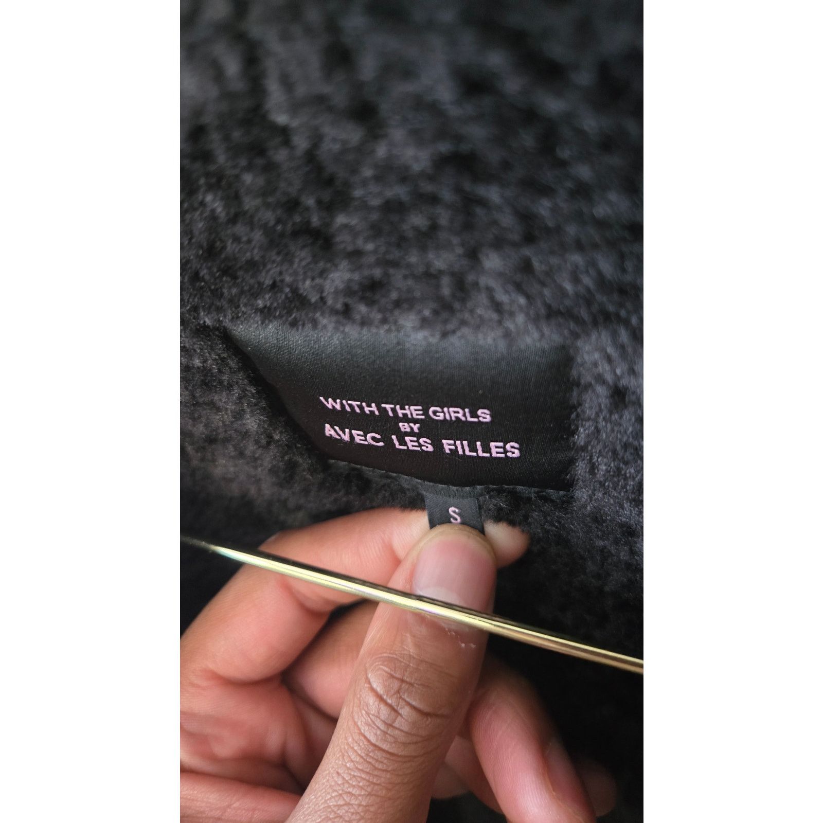 AVEC LES FILLES Women's Black Coat Size S / US 4 / IT 40 - 3 Thumbnail
