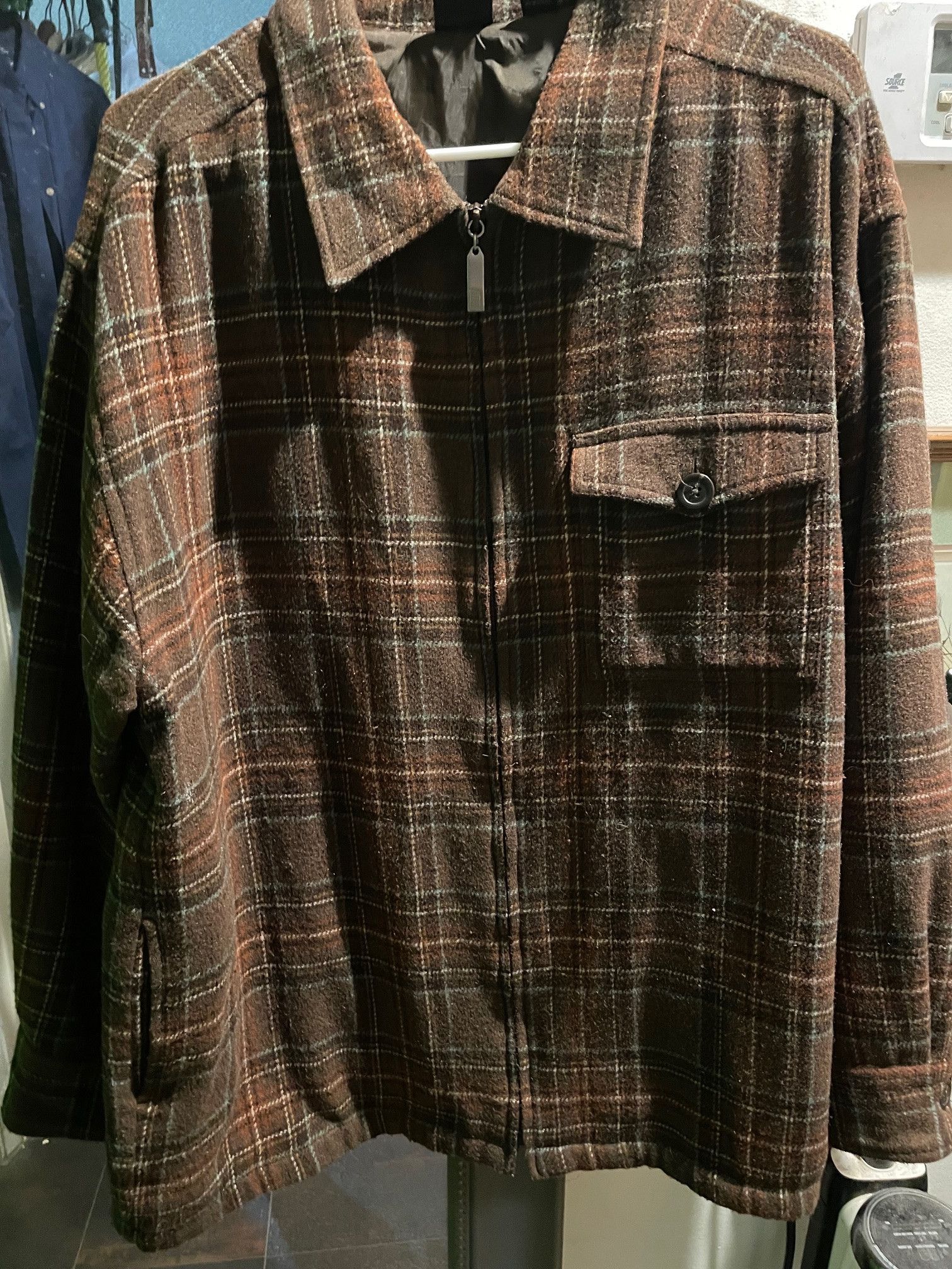 Mossimo Vintage Mossimo Brown Plaid Jacket Size US L / EU 52-54 / 3 - 1 Thumbnail