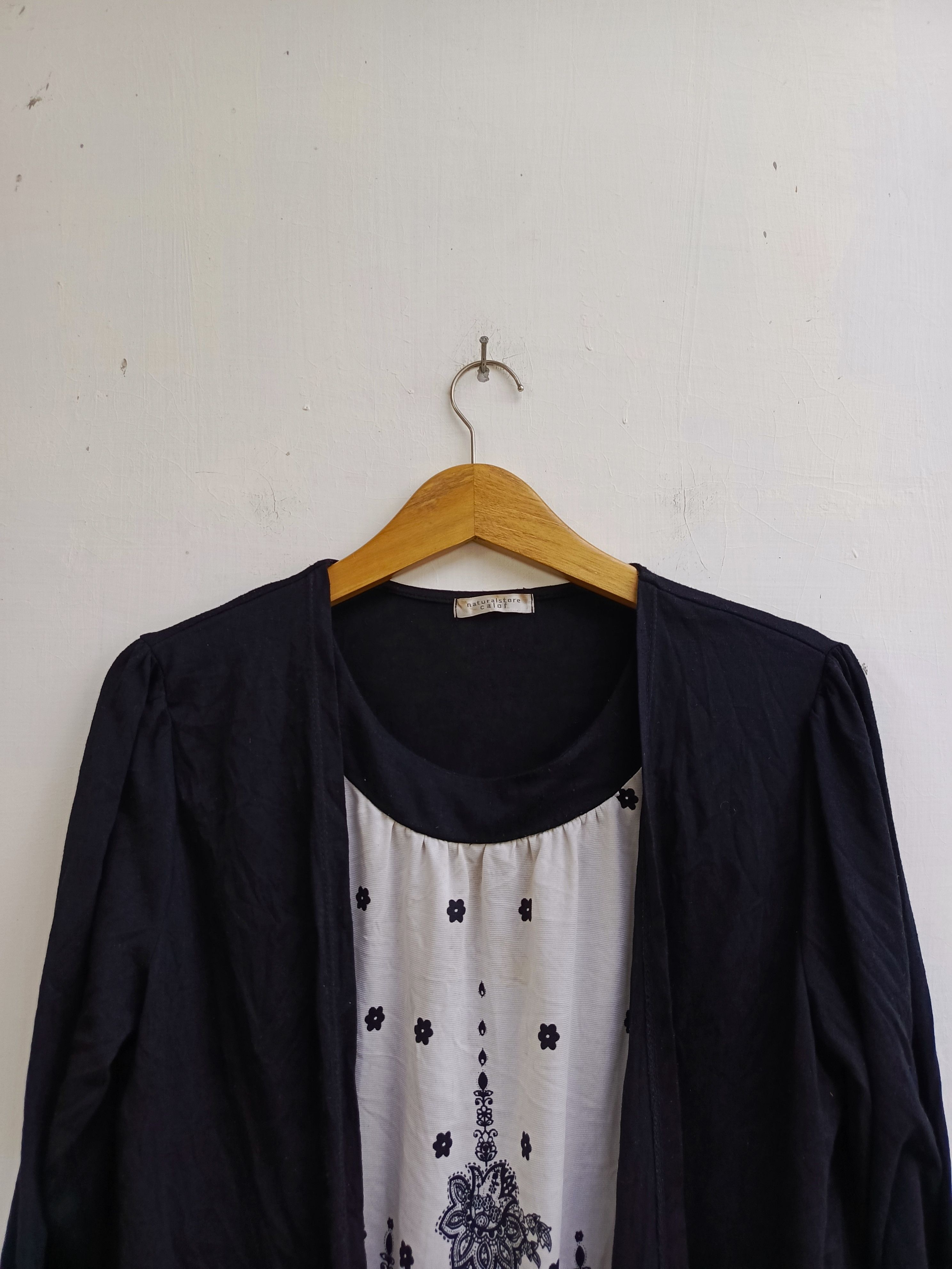 Japanese Brand Natural store calof cardigan Blouse japanese brand Size L / US 10 / IT 46 - 2 Thumbnail