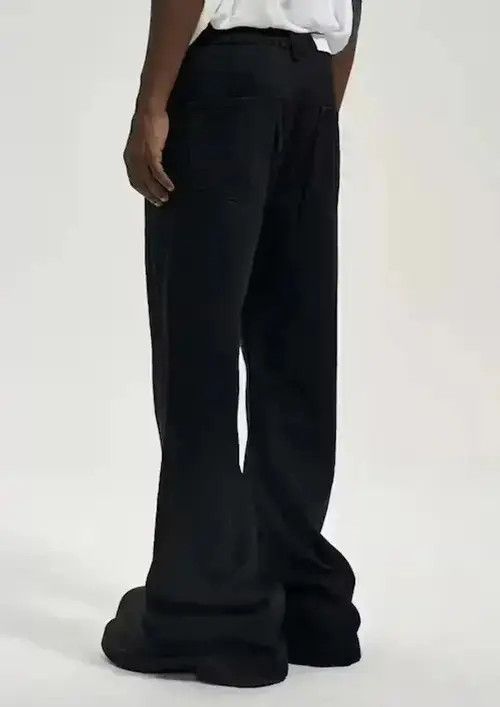High Sport × Japanese Brand × Jean Street black thick flared jeans Size US 30 / EU 46 - 2 Thumbnail