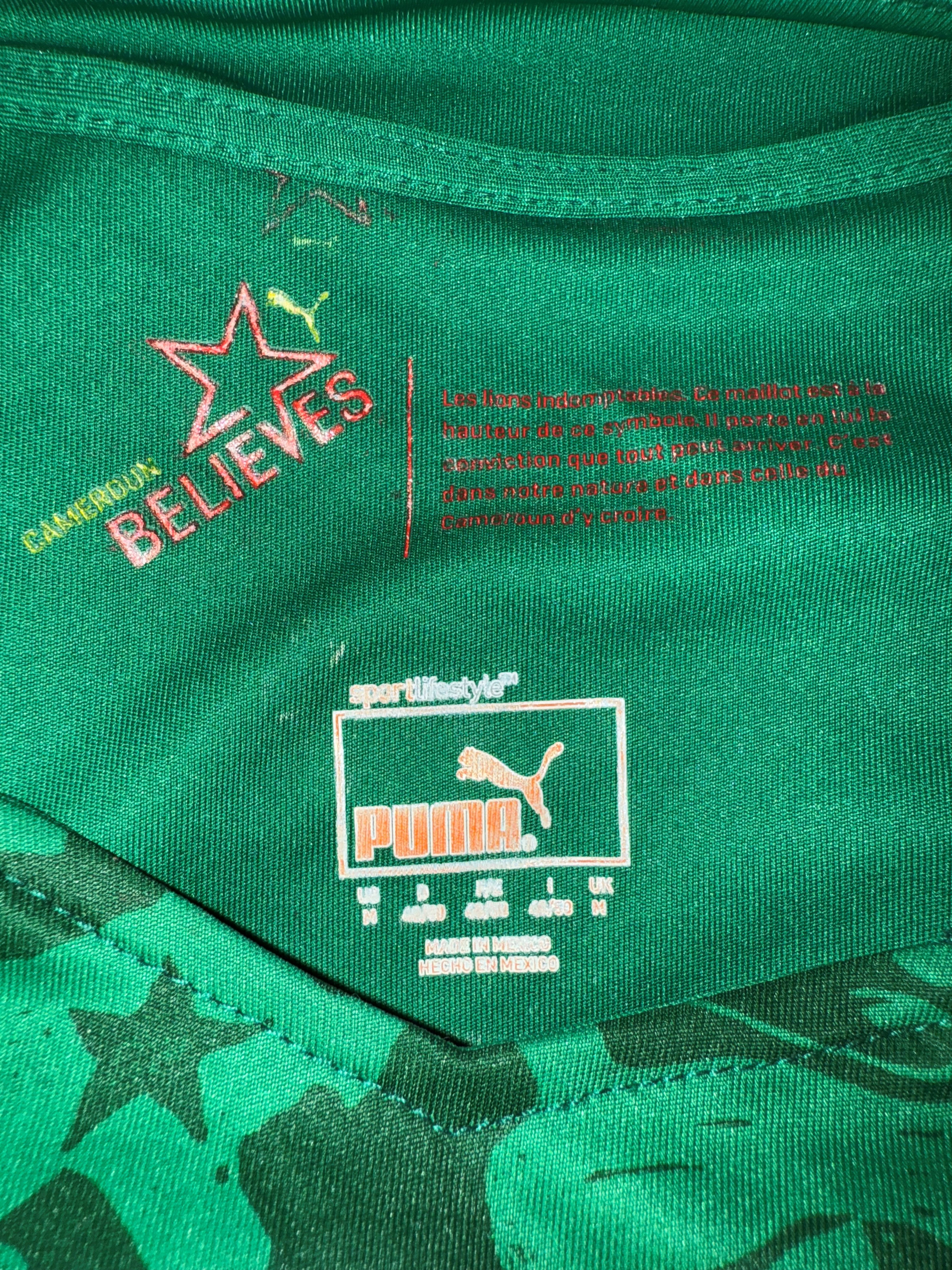 Puma Authentic Puma Cameroon (Cameroun) Football Jersey Size US M / EU 48-50 / 2 - 5 Thumbnail
