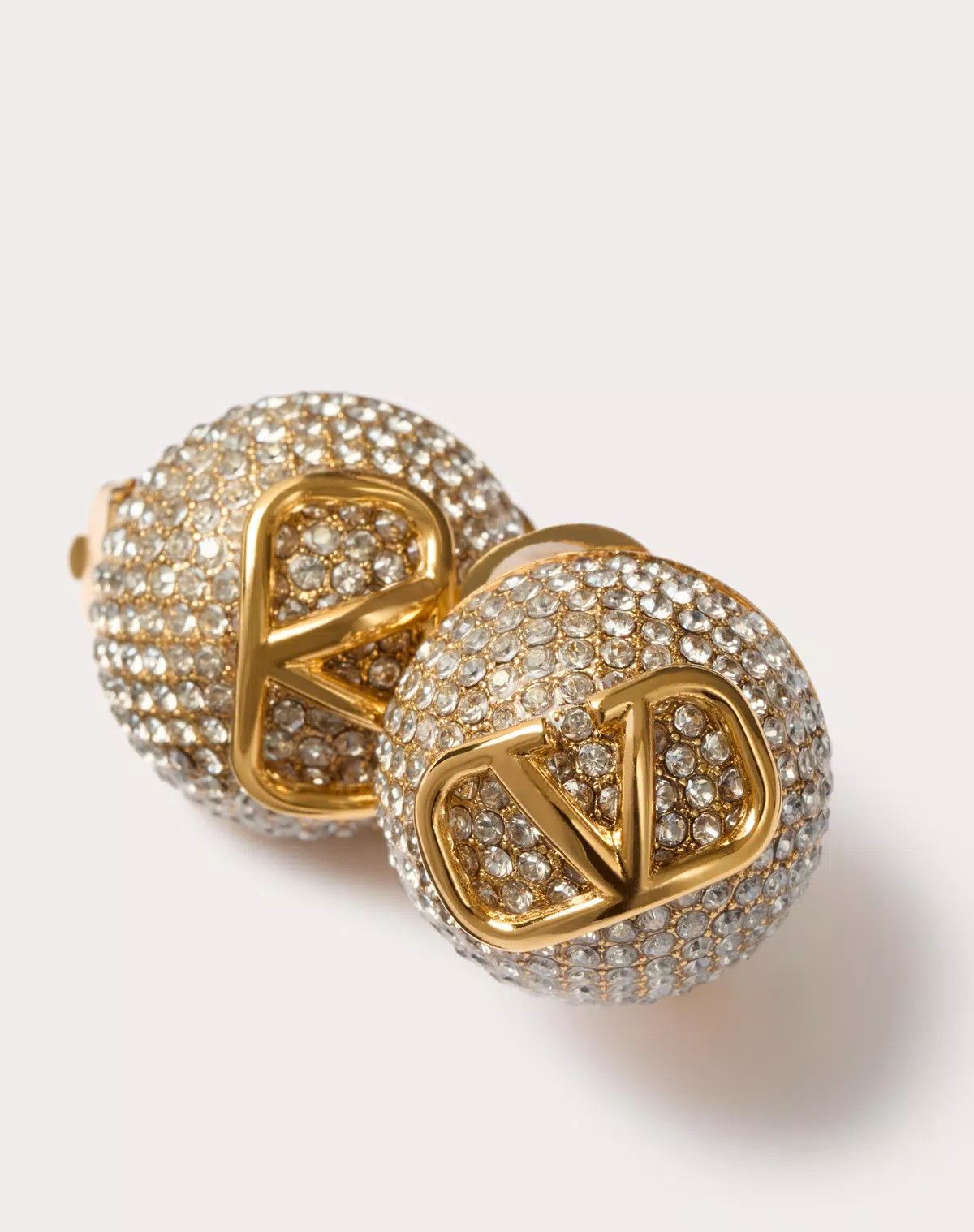 Valentino oc11z0725 Size:OS/Swarovski® Crystal Earrings in Silver/Gold Size ONE SIZE - 2 Thumbnail