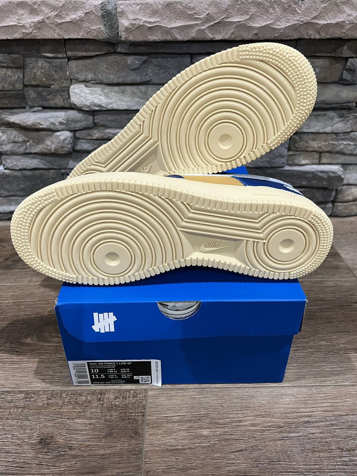 Nike × Undefeated Nike x Undefeated Air Force Low ‘5 On It’ size 10 Men’s Size US 10 / EU 43 - 5 Thumbnail