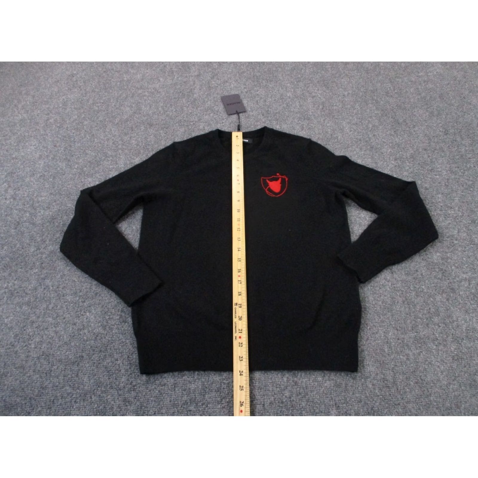 NAADAM Naadam Sweater Women S Pullover V Neck Pullover Sinfully Soft Devil Logo NEW Shirt Pullover Women Black Cotton Knit Regular Size S Mens/Womens Size S / US 4 / IT 40 - 3 Thumbnail