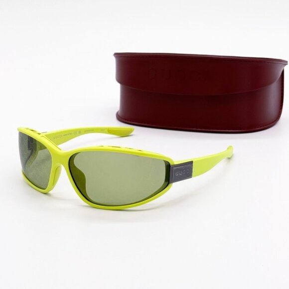 Gucci NEW GUCCI SUNGLASSES GREEN MEN EYEWEAR GUCCI GG2011S 002 Size ONE SIZE - 1 Thumbnail