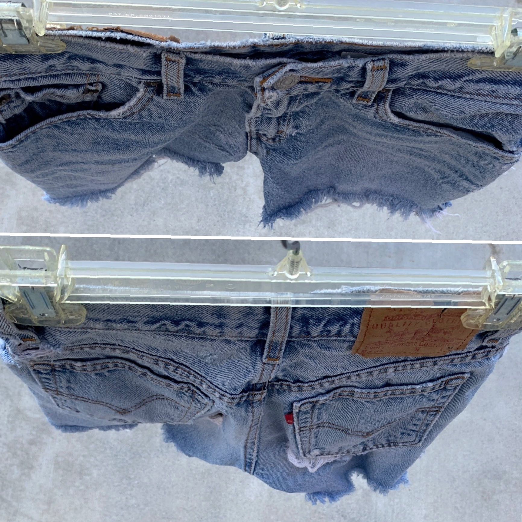 Levi's VINTAGE Levi's 517 Cut Offs Jeans Shorts Thrashed Distressed 5 JR 27.5 Waist Size 27" / US 4 / IT 40 - 7 Thumbnail