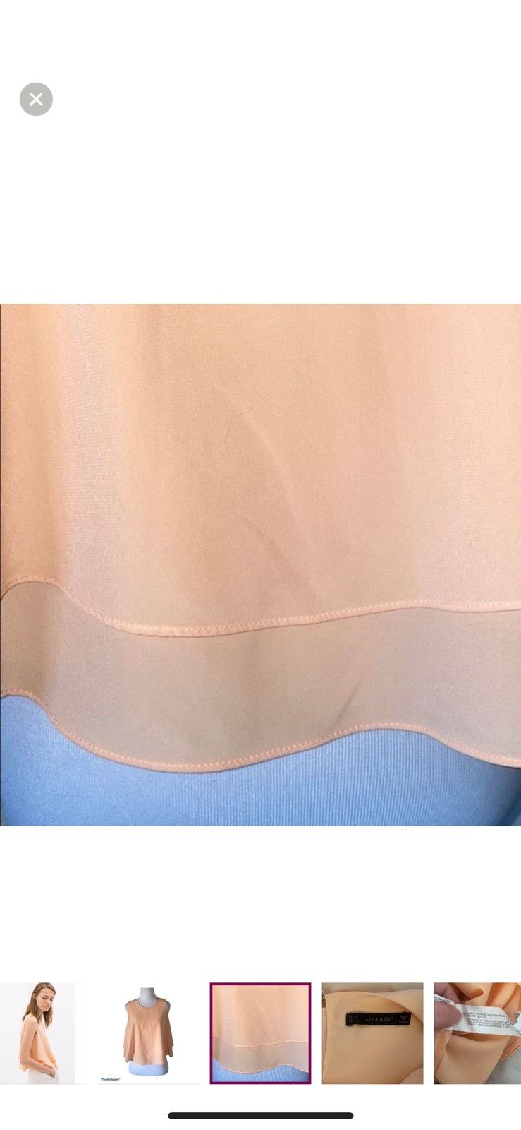 Zara Zara basic small layered crop top Size S / US 4 / IT 40 - 4 Thumbnail