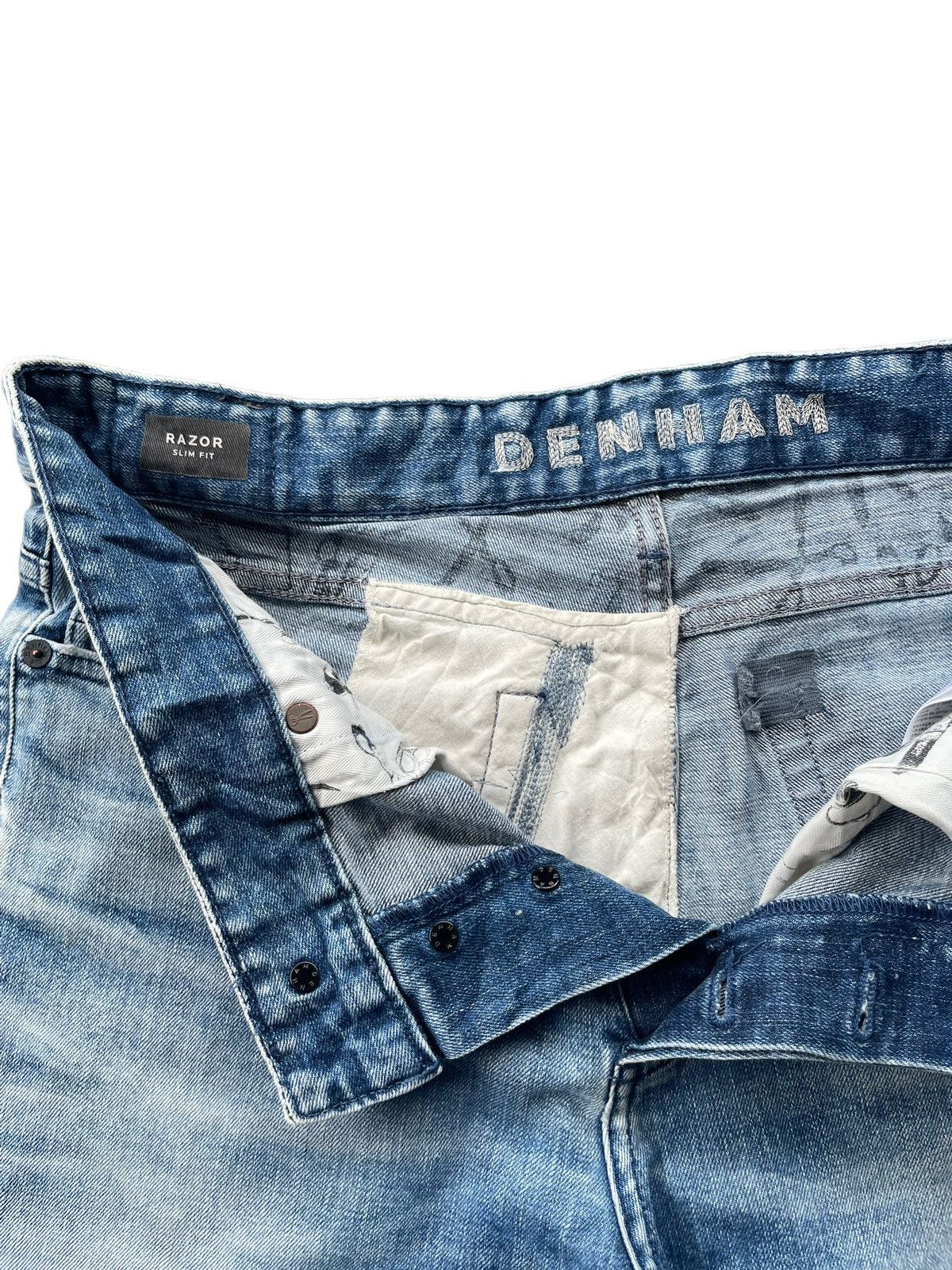 Denham Razor Slim Fit Distresed Denim