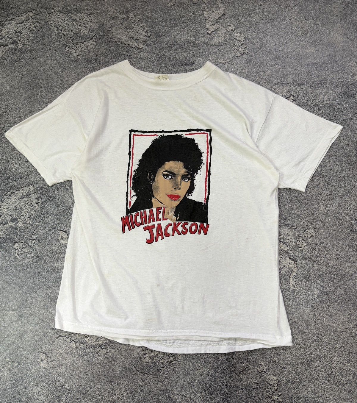 Vintage VTG 90s Michael Jackson King of Pop Bad Era T-Shirt L Size US L / EU 52-54 / 3 - 1 Thumbnail