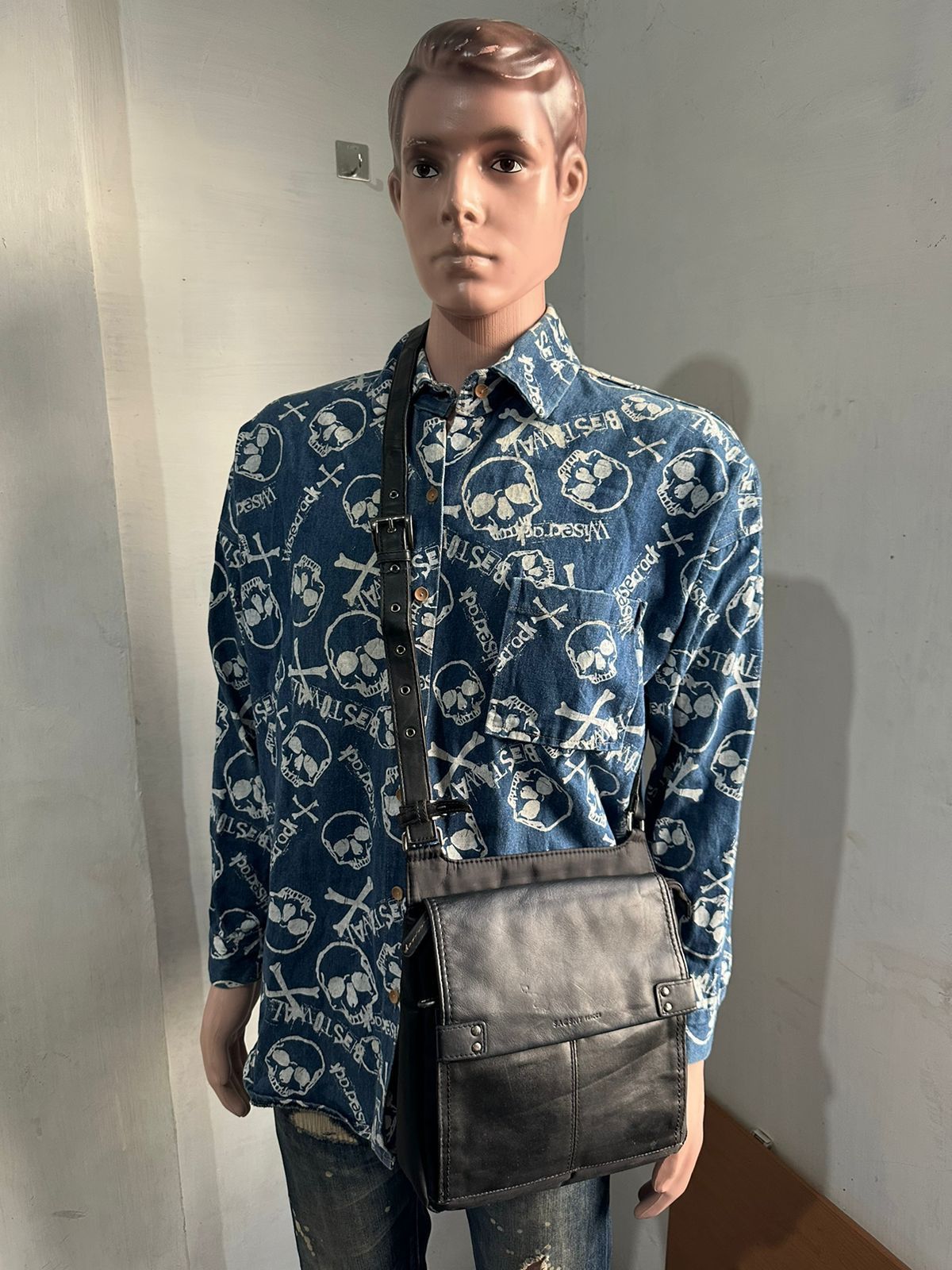 Yohji Yamamoto 🔥Ysaccs by Yohji Yamamoto nylon and leather Crossbody bag Size ONE SIZE - 18 Thumbnail