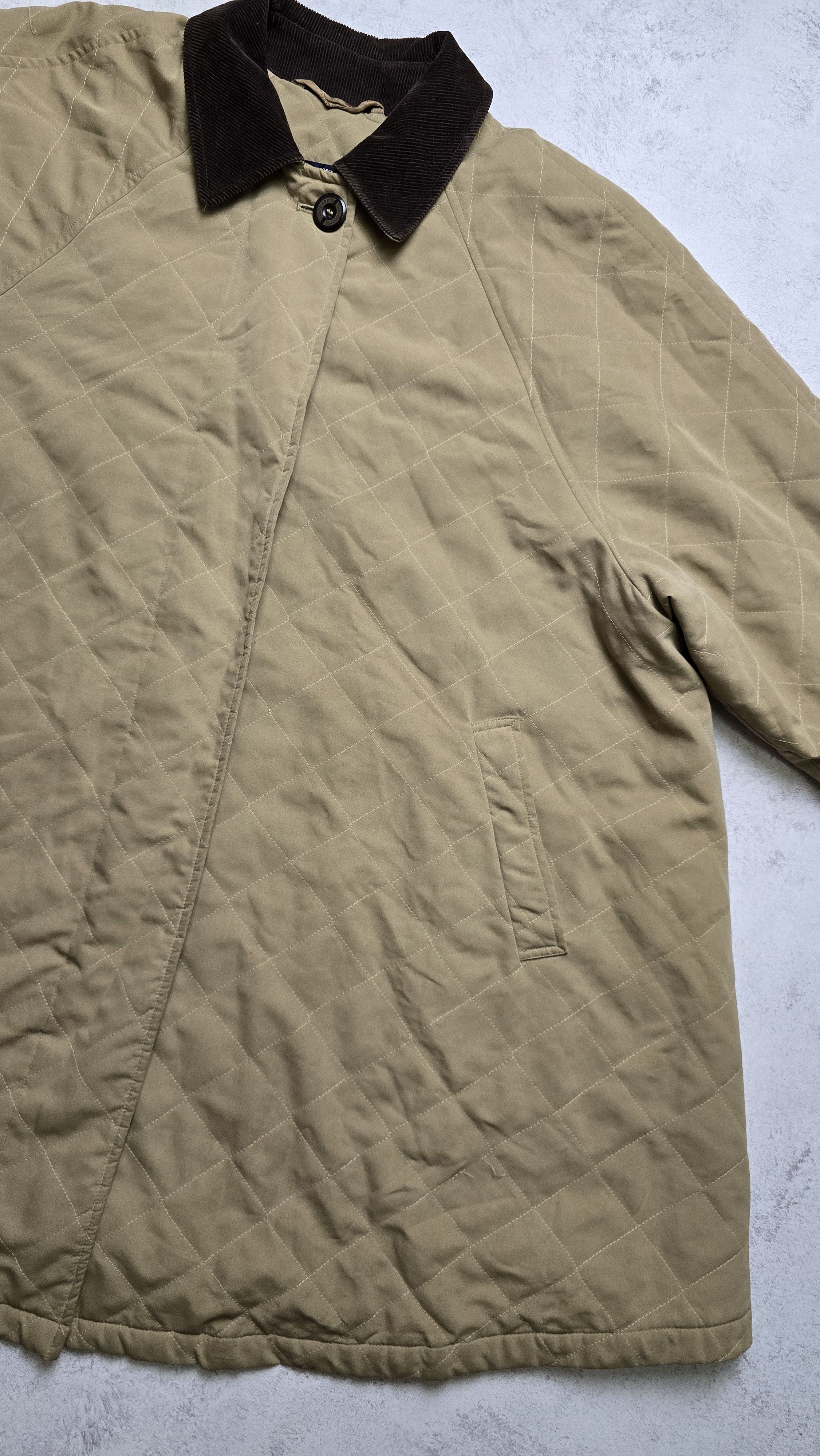 Burberry Vintage Burberrys London Women' Quilted Jacket Trench Coat Size L / US 10 / IT 46 - 12 Thumbnail