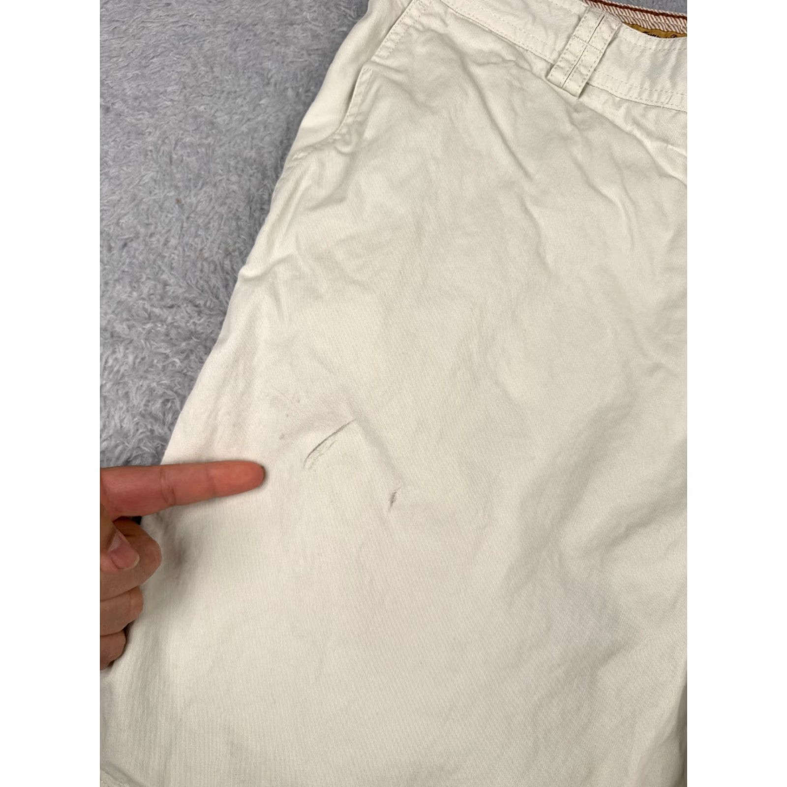 Tommy Bahama Tommy Bahama Shorts Men 38 White Chino Cotton Tencel Blend Flat Front 38x9 Size US 38 / EU 54 - 4 Thumbnail