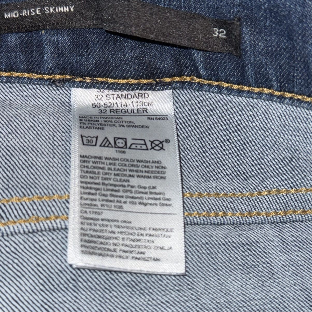 Banana Republic Banana Republic Mid Rise Skinny cropped jeans Size 34" / US 12 / IT 48 - 6 Thumbnail
