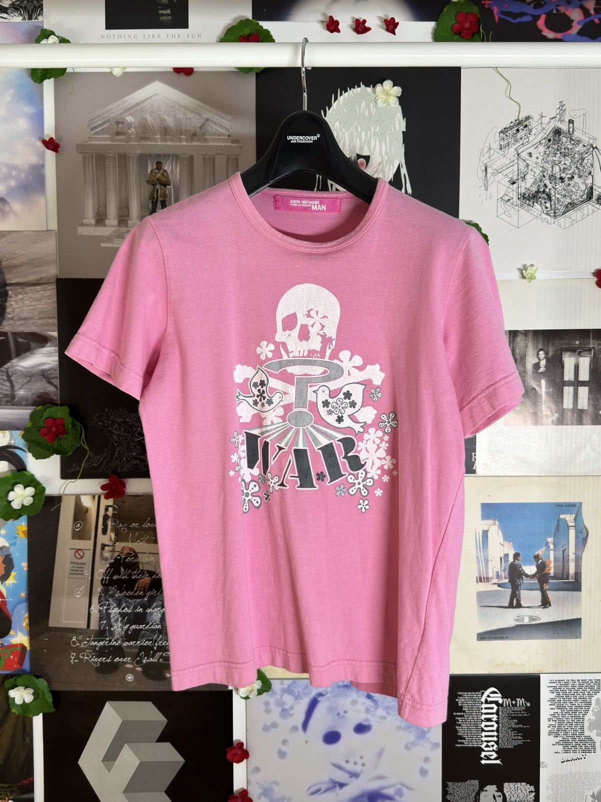Junya Watanabe 2003 for Comme Des Garcons "War" Graphic T-shirt Size M / US 6-8 / IT 42-44 - 1 Thumbnail