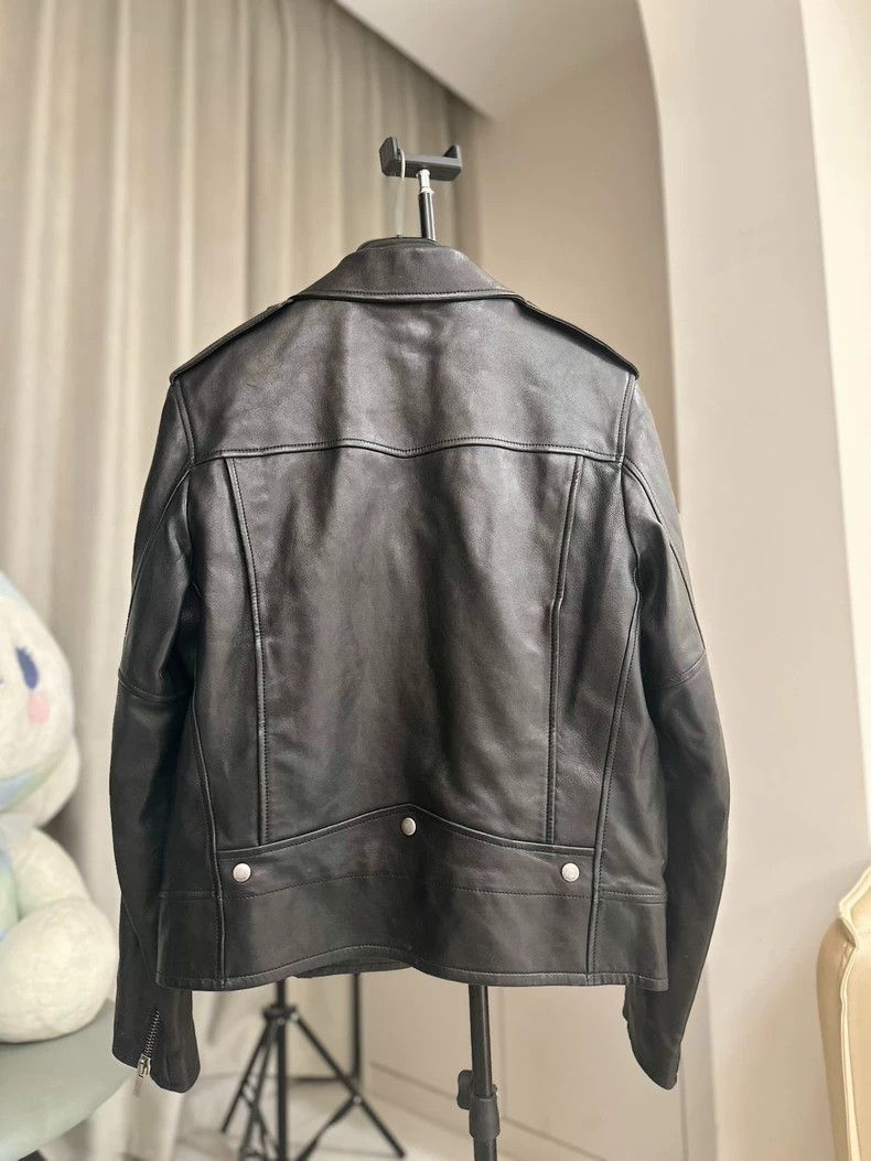 Saint Laurent Paris Saint Laurent Leather Biker Jacket- Size US L / EU 52-54 / 3 - 3 Thumbnail