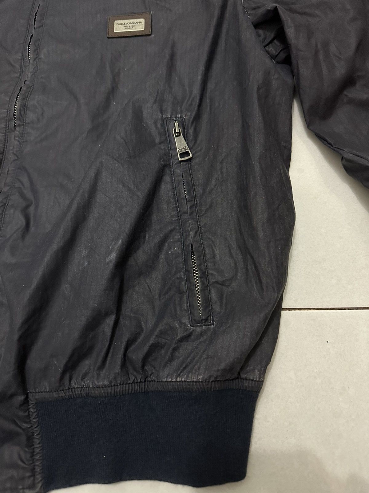 Dolce & Gabbana VTG Distress Dolce & Gabbana Logo Plaque Jacket Size US M / EU 48-50 / 2 - 9 Thumbnail