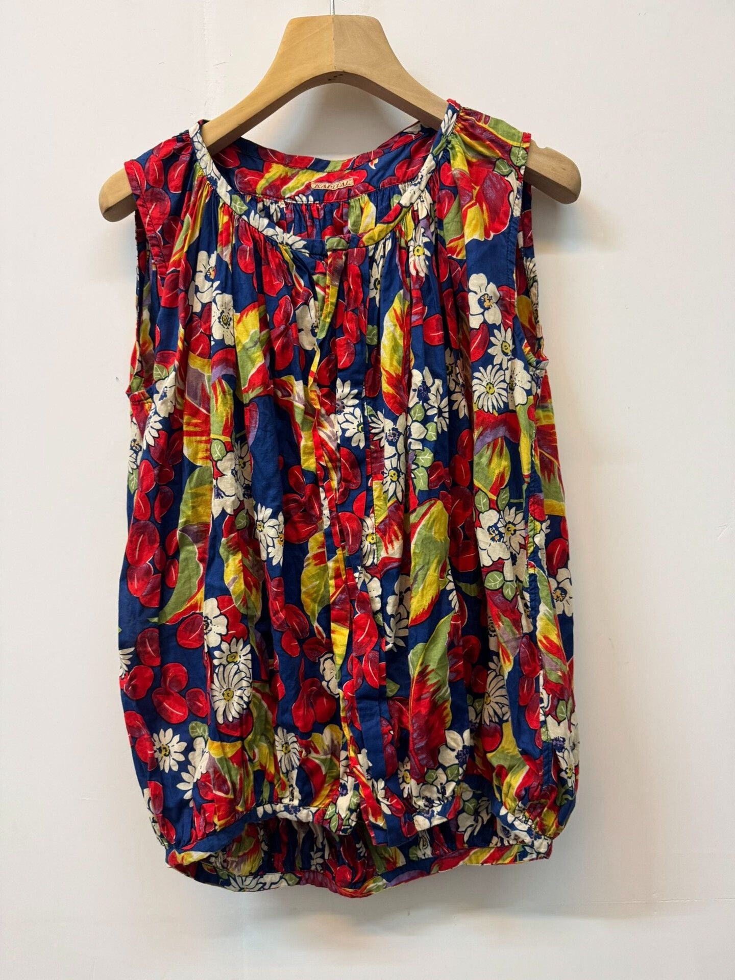 Kapital Kapital Colorful Floral Sleeveless Top Size XS / US 0-2 / IT 36-38 - 1 Thumbnail