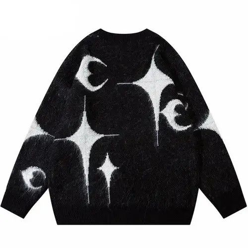 Aran Isles Knitwear × Japanese Brand Men's Star Moon Graphic Knitted Sweater Size US XL / EU 56 / 4 - 2 Thumbnail