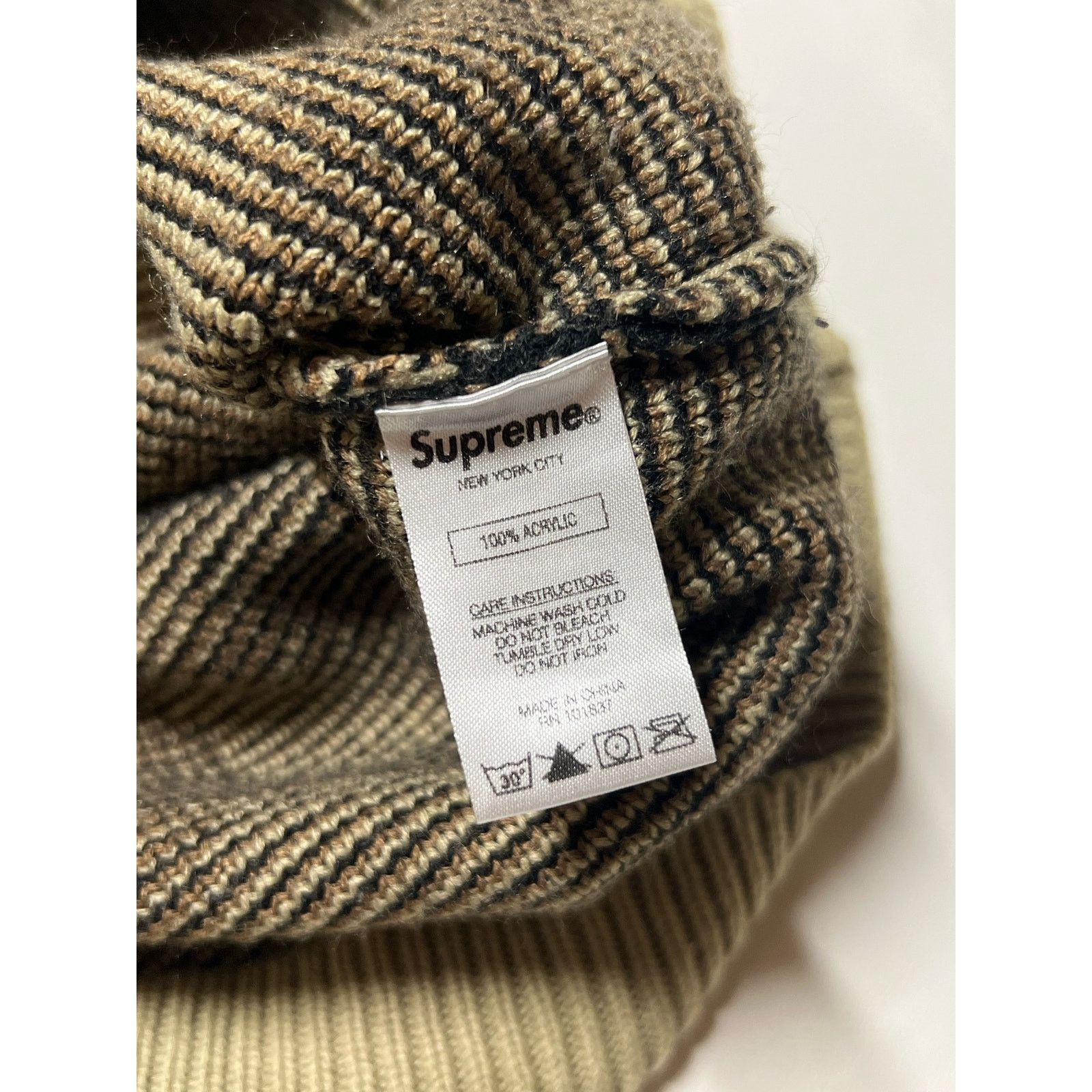 Supreme Supreme FW19 Tribal Camo Knit Sweater Size US M / EU 48-50 / 2 - 3 Thumbnail