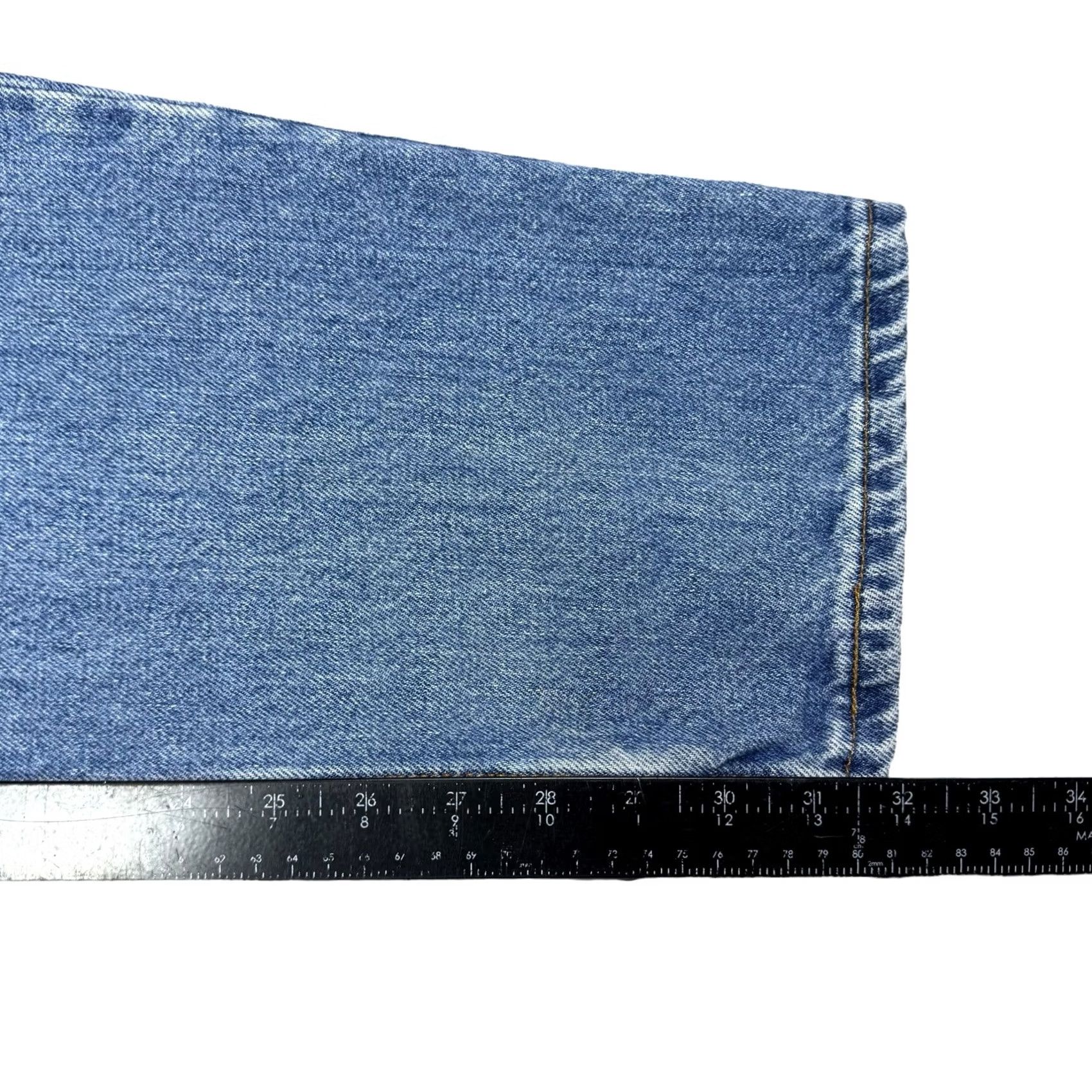 Levi's VINTAGE Levi's 550 Jeans Mens 34x32 Blue Distressed 90s Paper Tag Grunge Y2K Jeans Mens 34x32 Blue Distressed 90s Paper Tag Grunge Y2K Size US 34 / EU 50 - 7 Thumbnail
