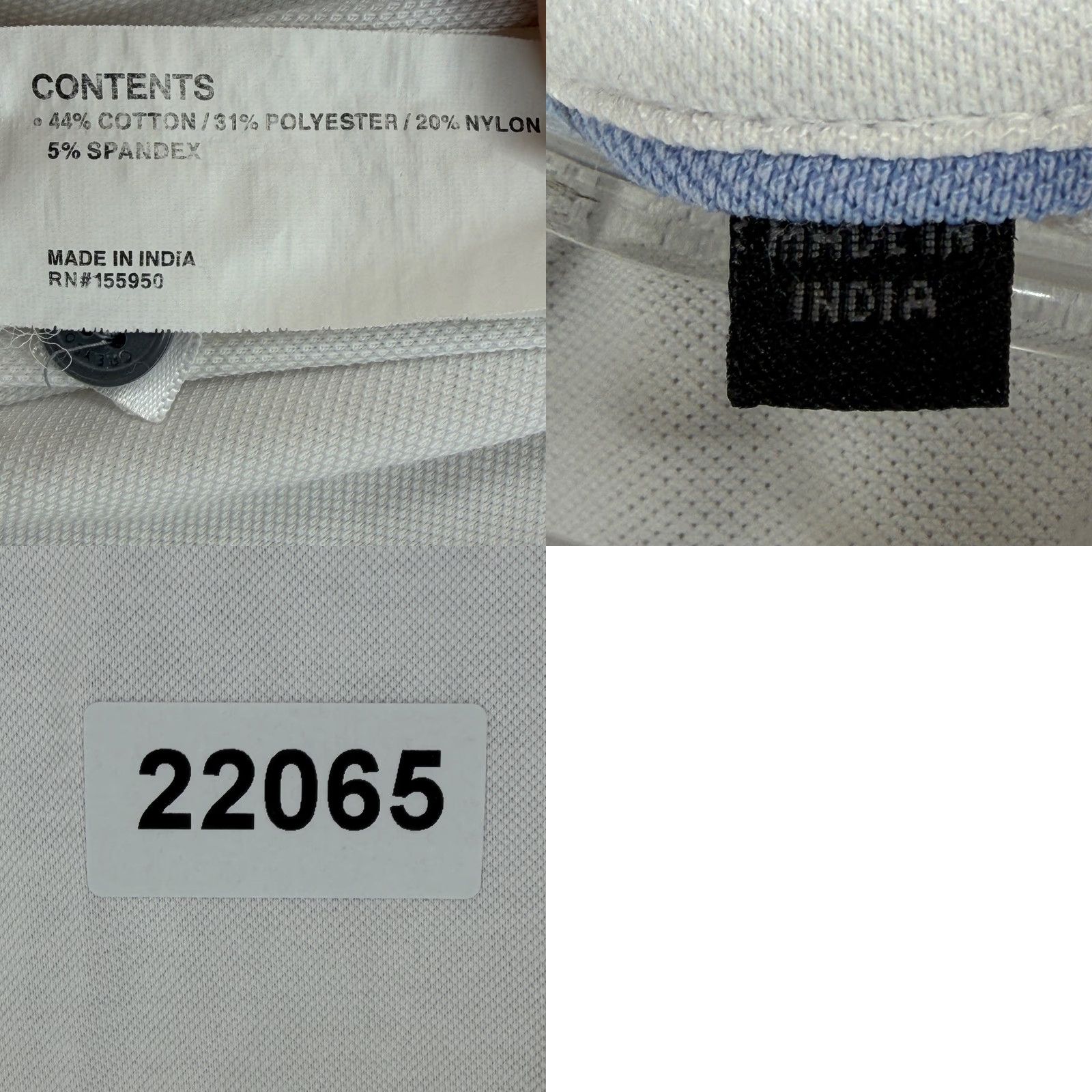 Vintage Greyson Polo Shirt White Short Sleeve Large Mens Golf Performance Cotton Blend Embroidered Logo 3-Button Placket Slim Fit Casual Size US L / EU 52-54 / 3 - 8 Thumbnail