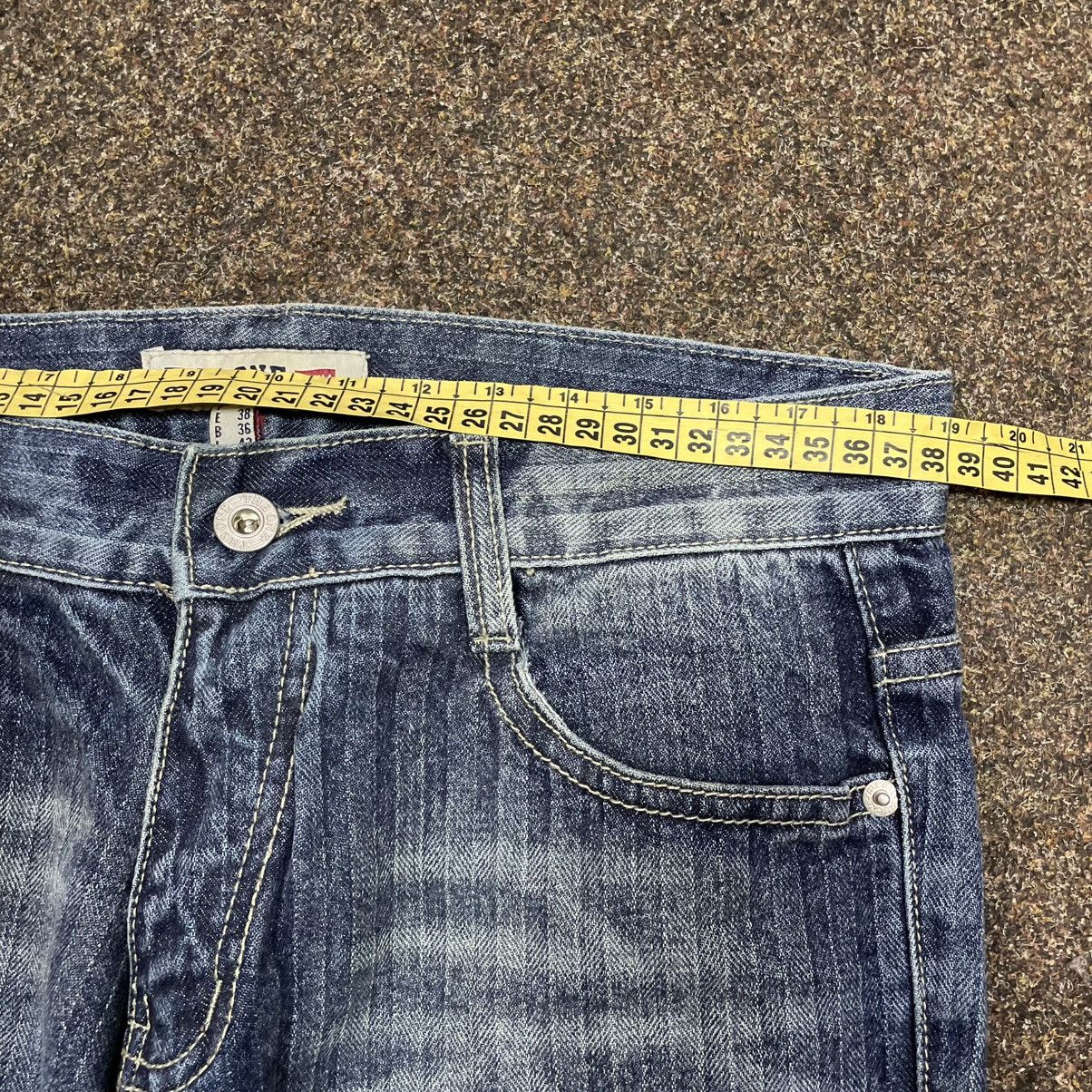 Vintage Y2K Logo Jeans 90s Archive Fade Flared