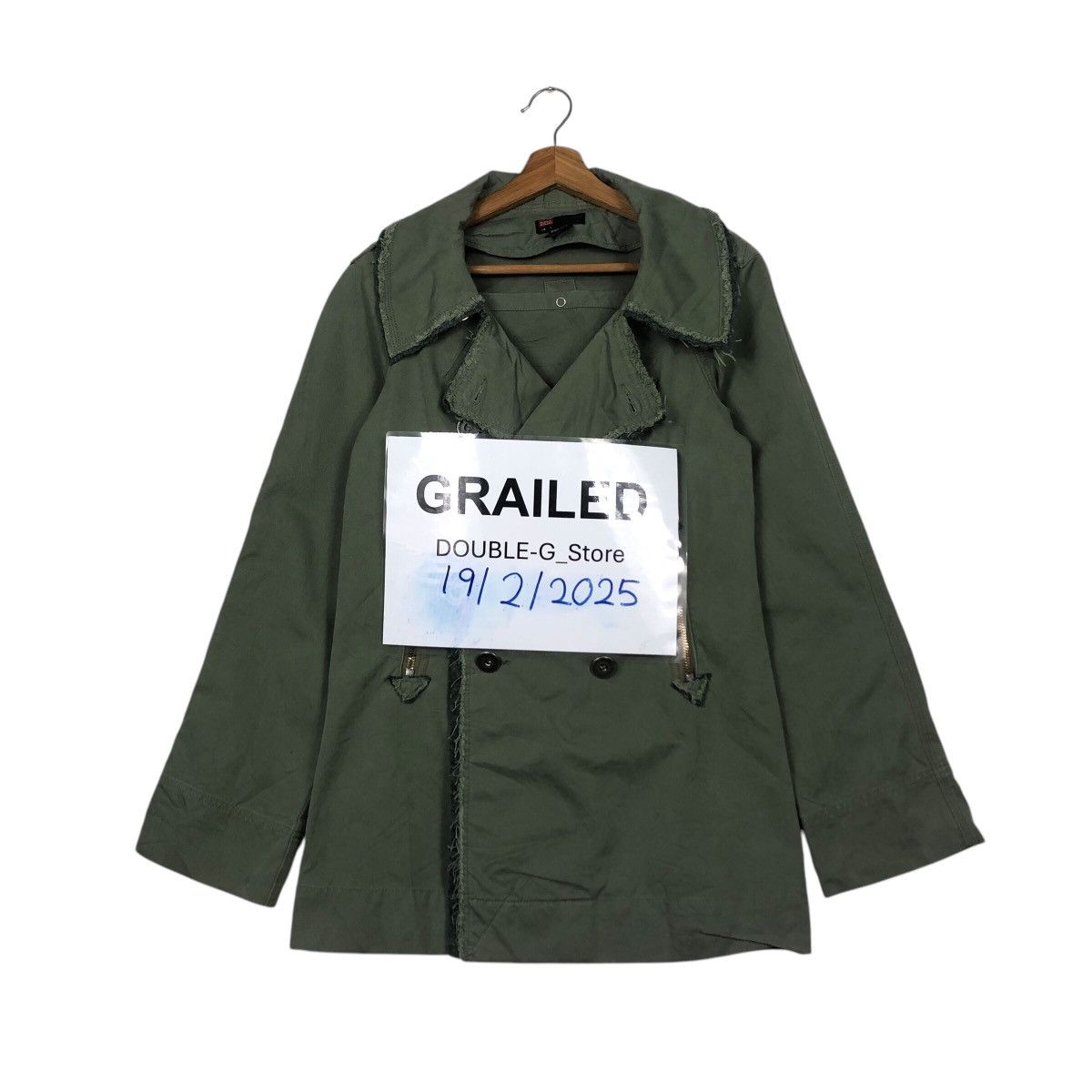 Diesel 📌Vintage Biker Military Jacket Diesel Double Collar Size US S / EU 44-46 / 1 - 1 Thumbnail