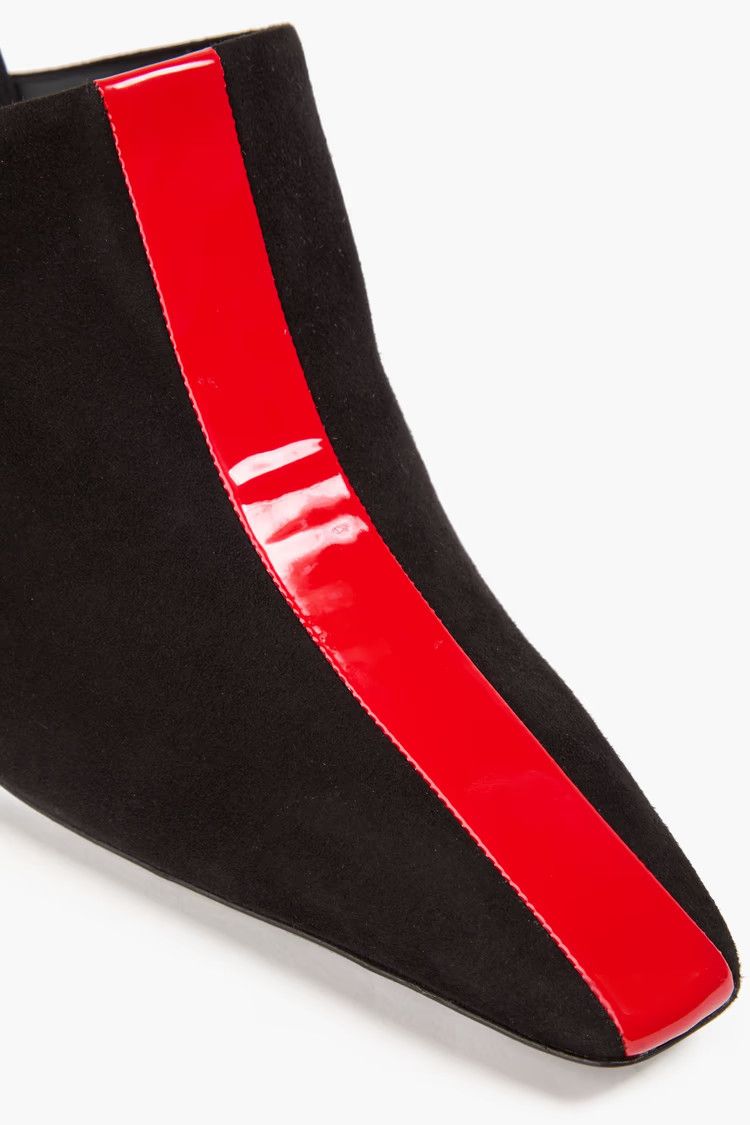 Salvatore Ferragamo o1y0426 Mules in Black/Red Size US 6 / IT 36 - 3 Thumbnail